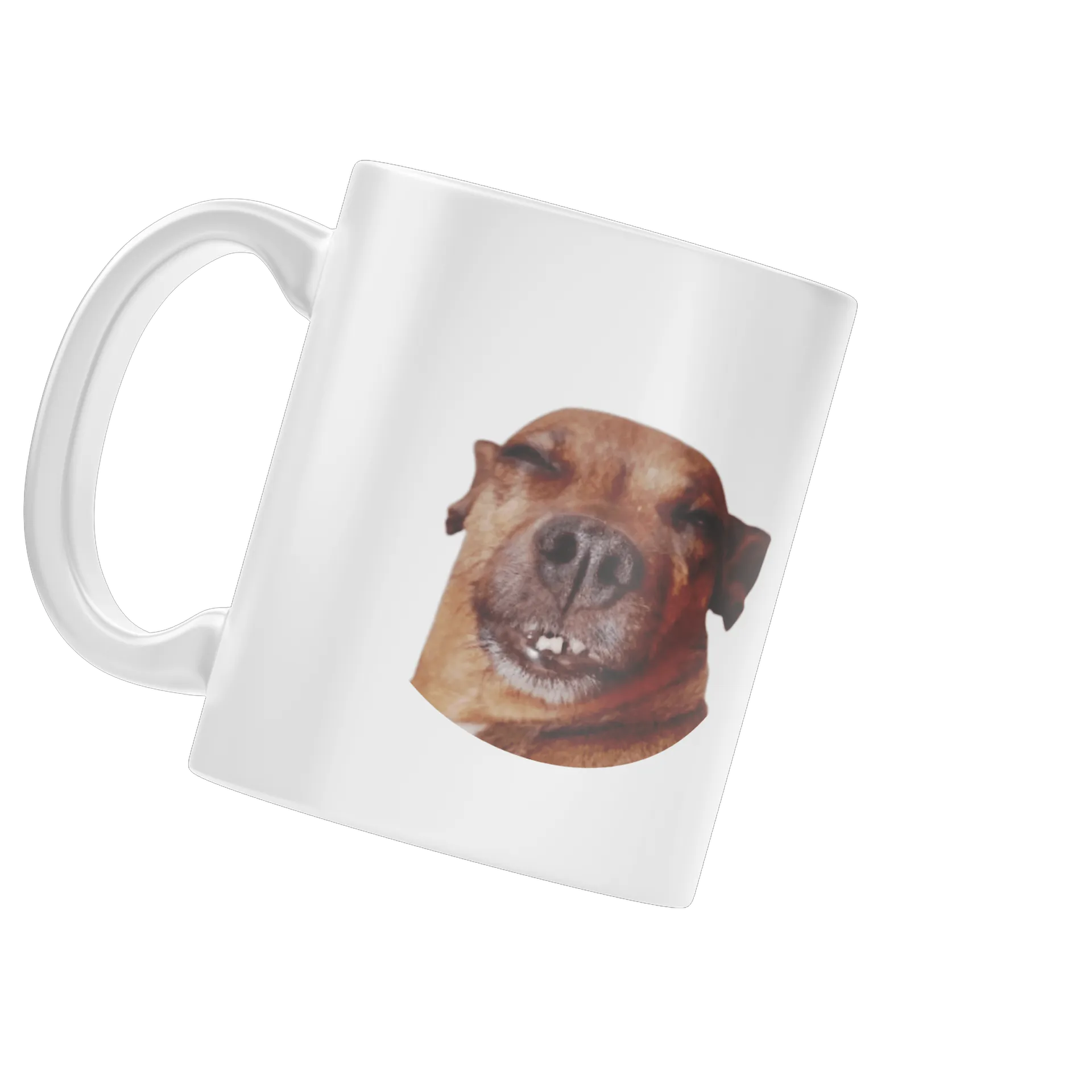 Caneca Porcelana Meg Sorridente 325ml de hiellex
