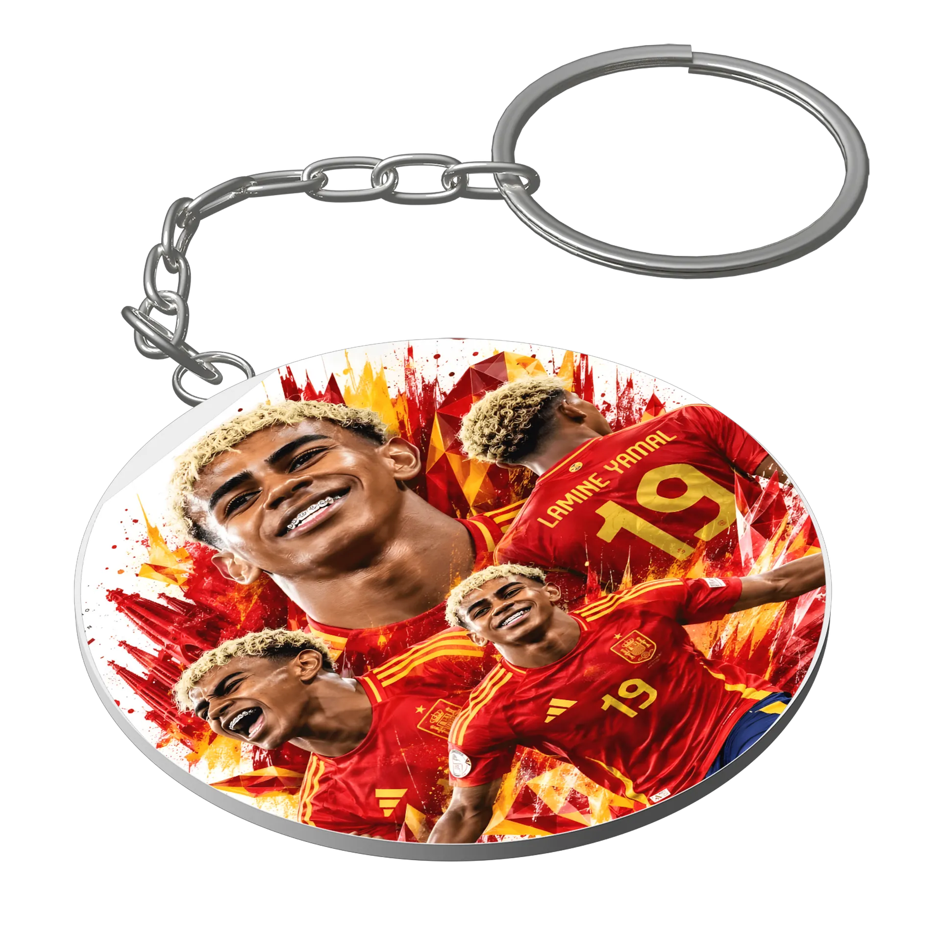 Chaveiro Personalizado Jogador de Futebol 001 - Imagem 1