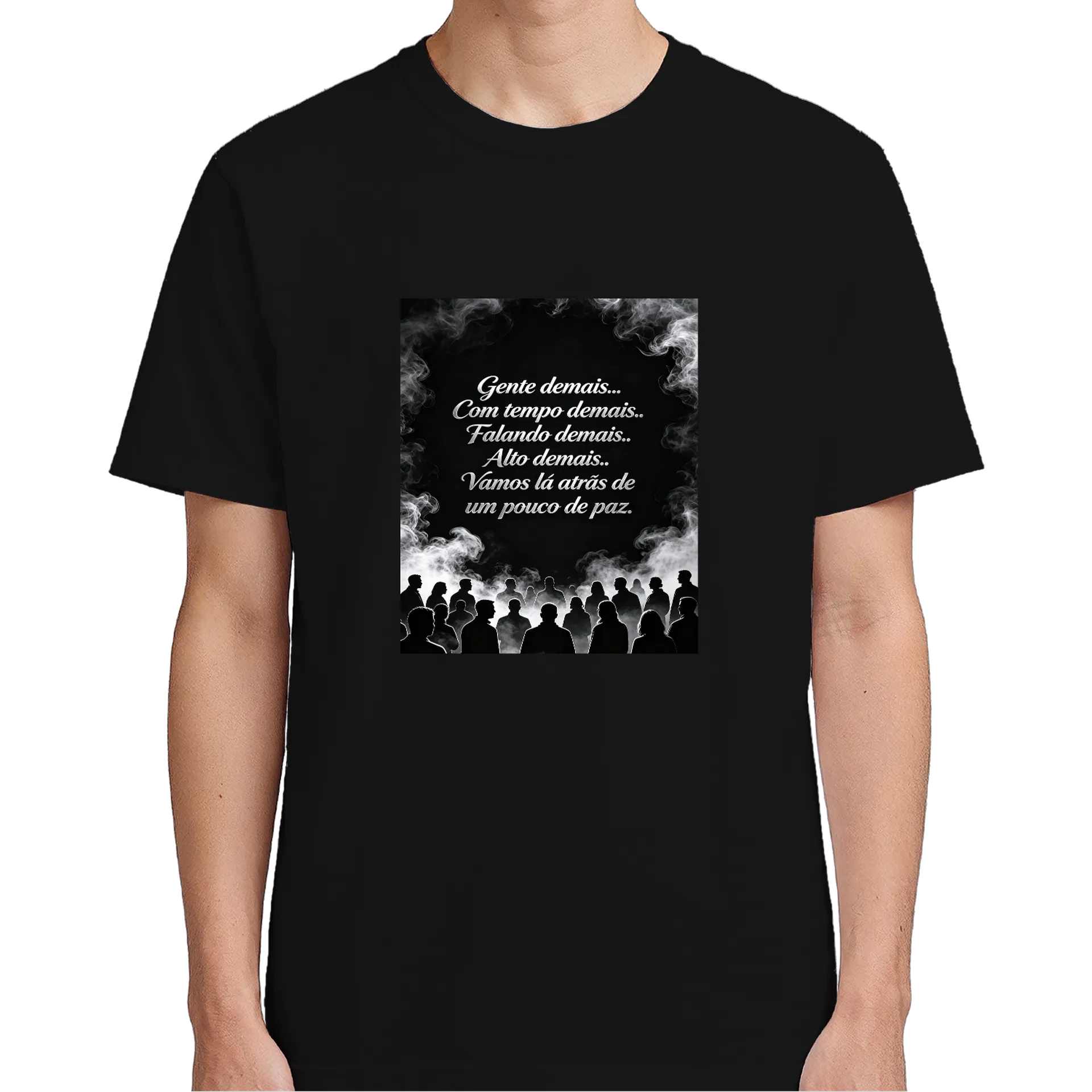 Camiseta Mensagens Emicadas Unissex 100% Algodão - Imagem 5