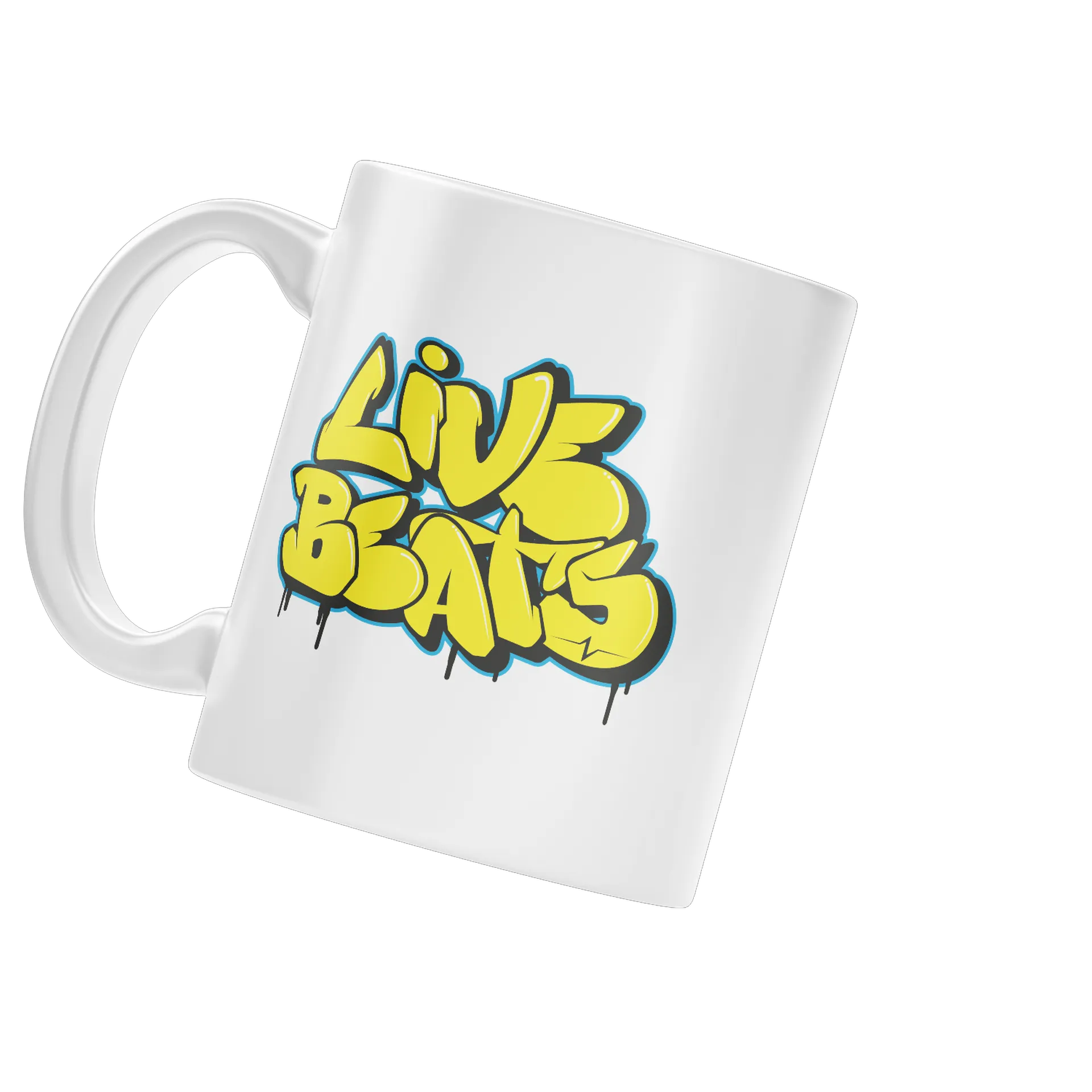 Caneca Porcelana Estampa LiveBeats 325ml de ZazaOne — imagem 2 de 3