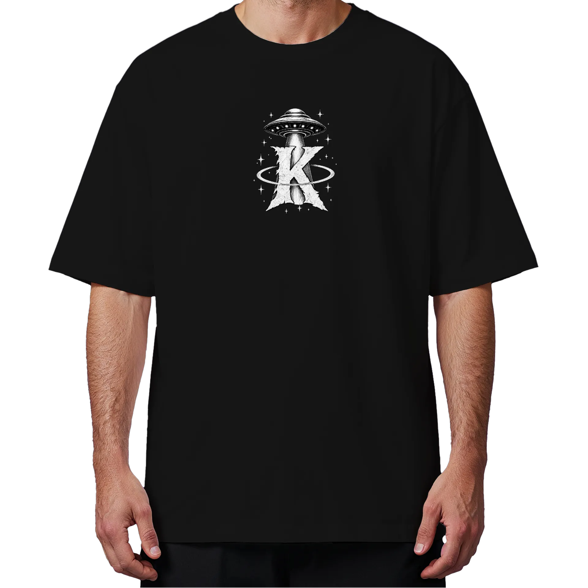 Camiseta Oversized  Estampa Space Cartoon - Imagem 4
