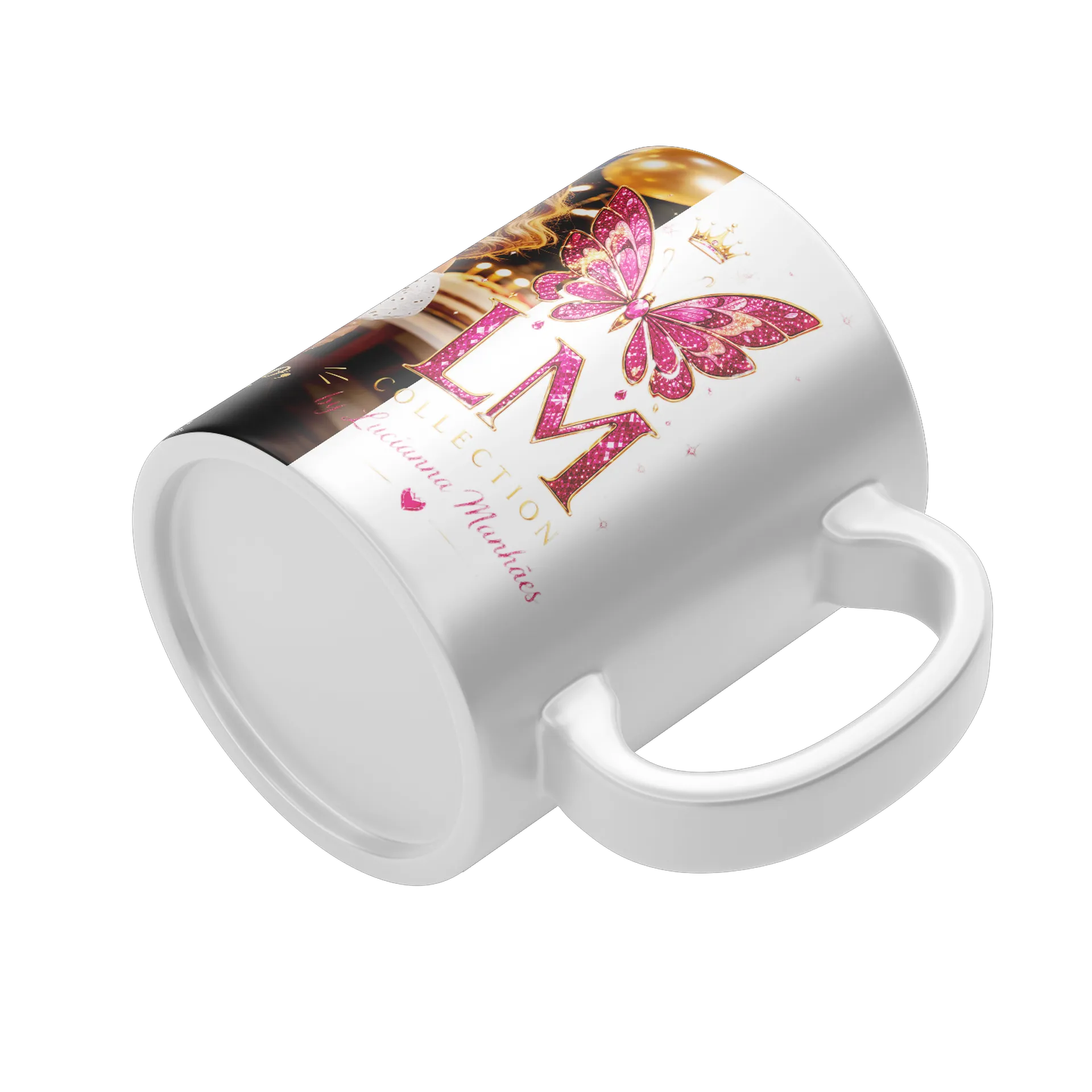 Caneca Porcelana Amizade Feliz Aniversário 325ml - Imagem 4