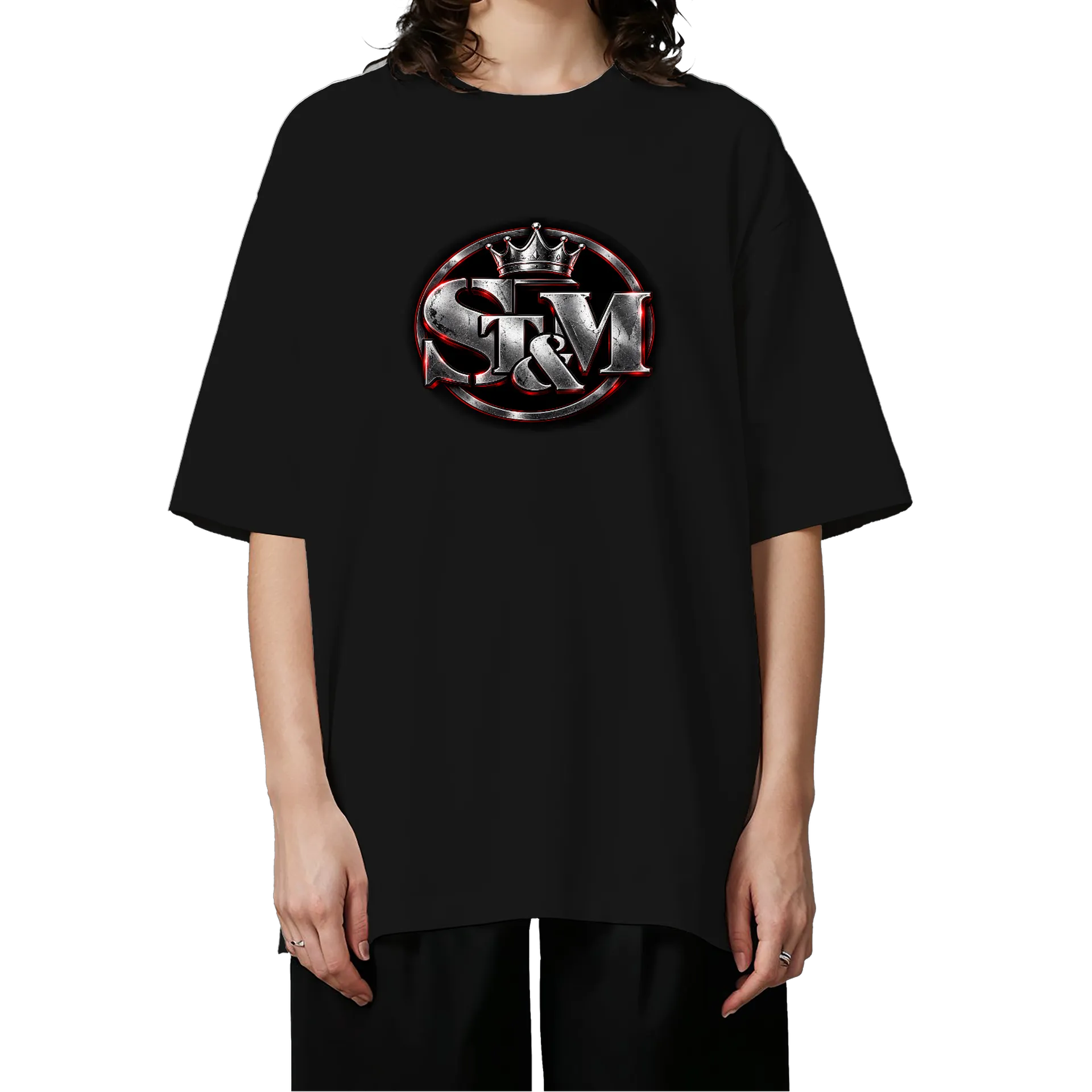 Camiseta Oversized Logo St&m Fame 100% Algodão - Imagem 3
