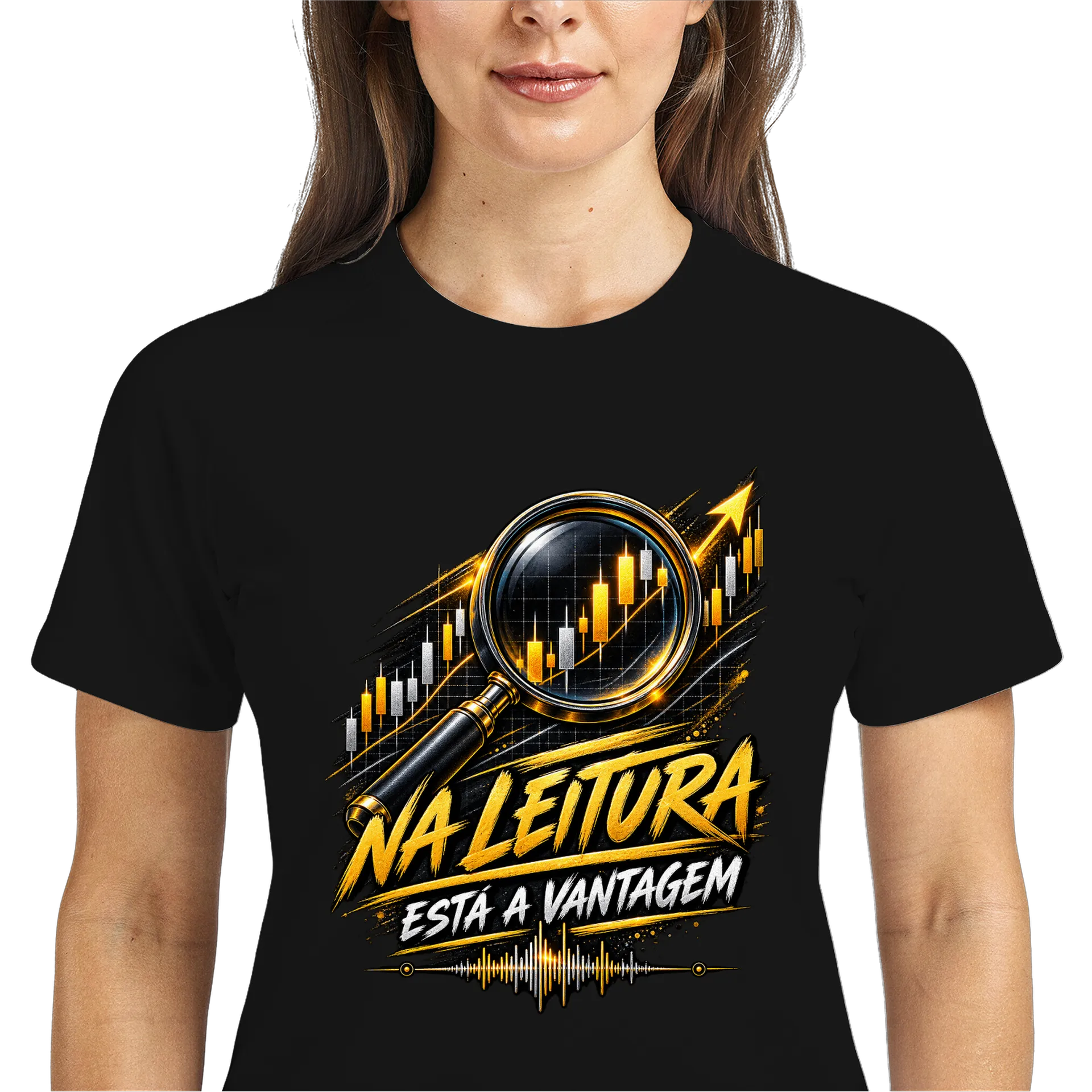 Camiseta Dry Na Leitura Está a Vantagem 100% Poliéster de UM DJ NA BOLSA — imagem 3 de 6