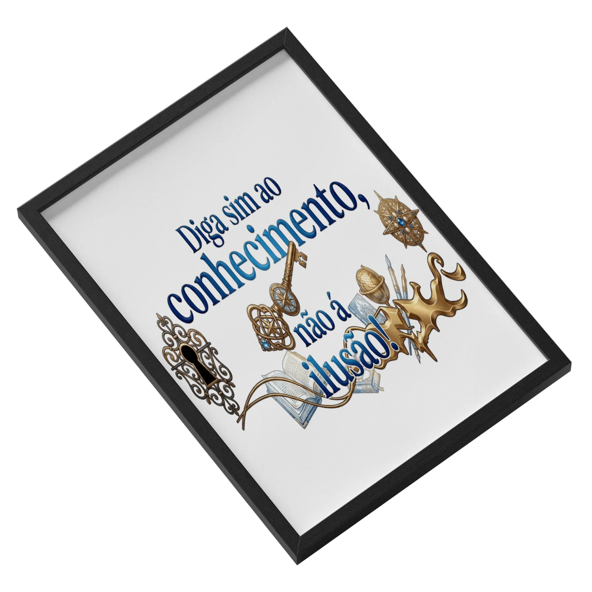 Quadro A3 personalizado conhecimento - Imagem 2