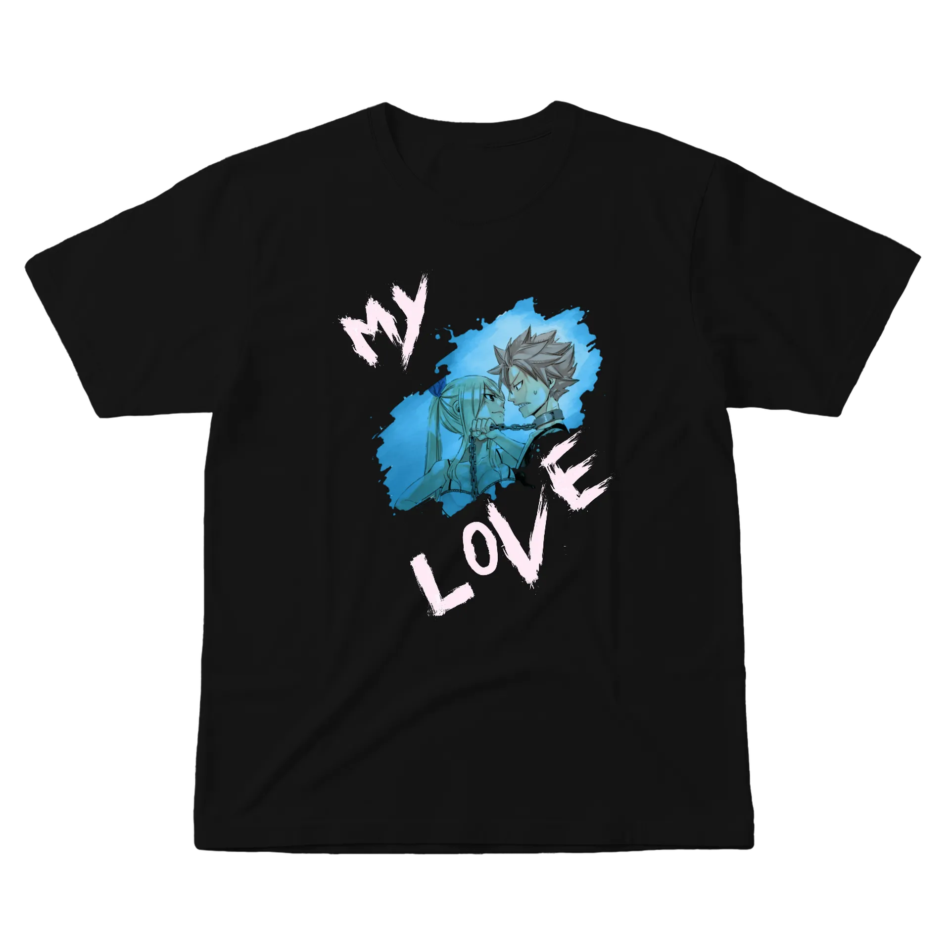 Camiseta Estampa My Love | 100% Algodão Preto - Imagem 1