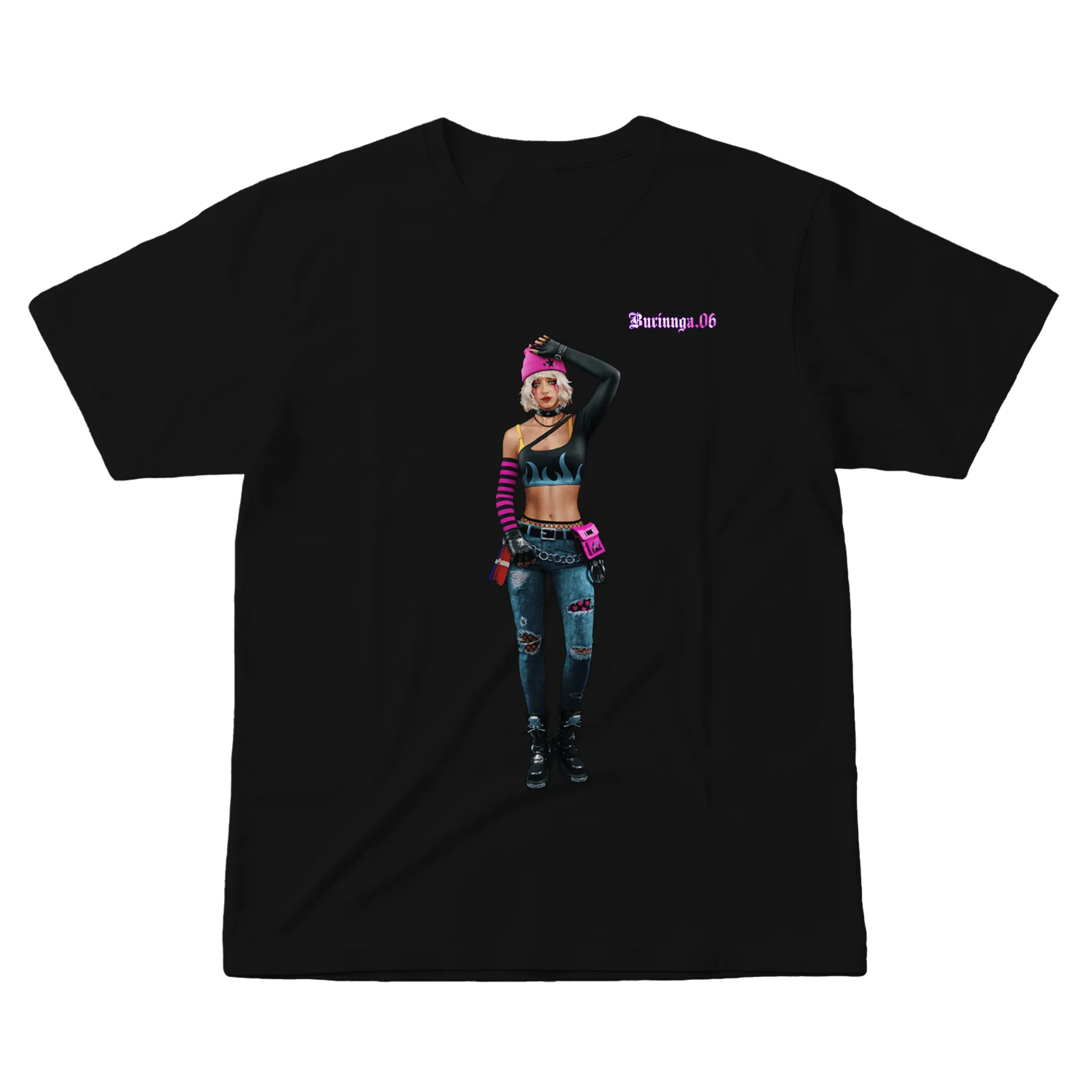 Camiseta personalizada FREE FIRE DIANA de Burinnga