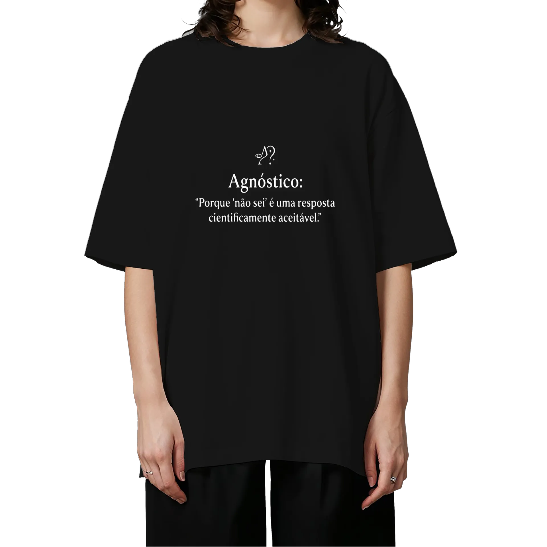 Camiseta Oversized agnostico - Imagem 3