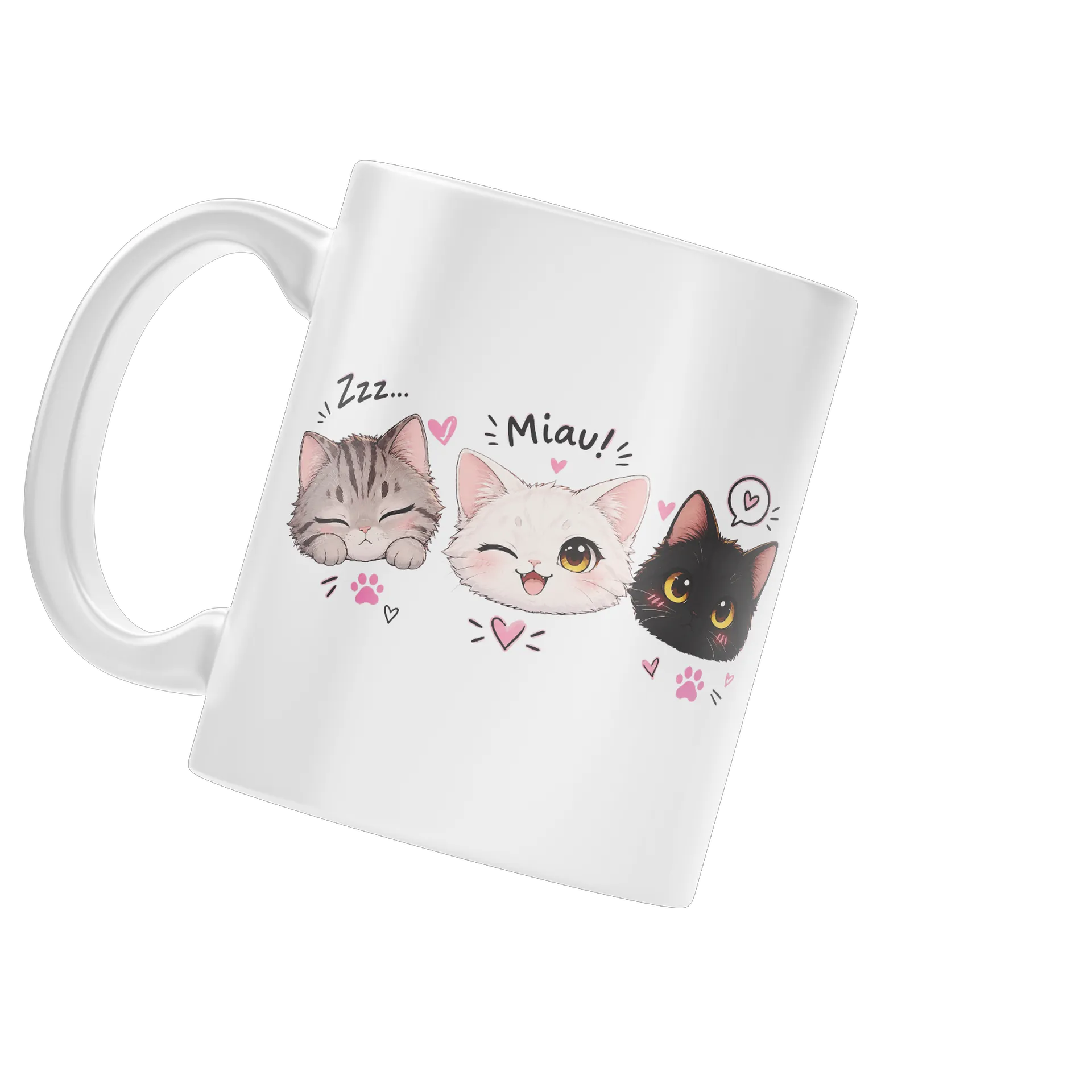Caneca fã de gatos - Imagem 1