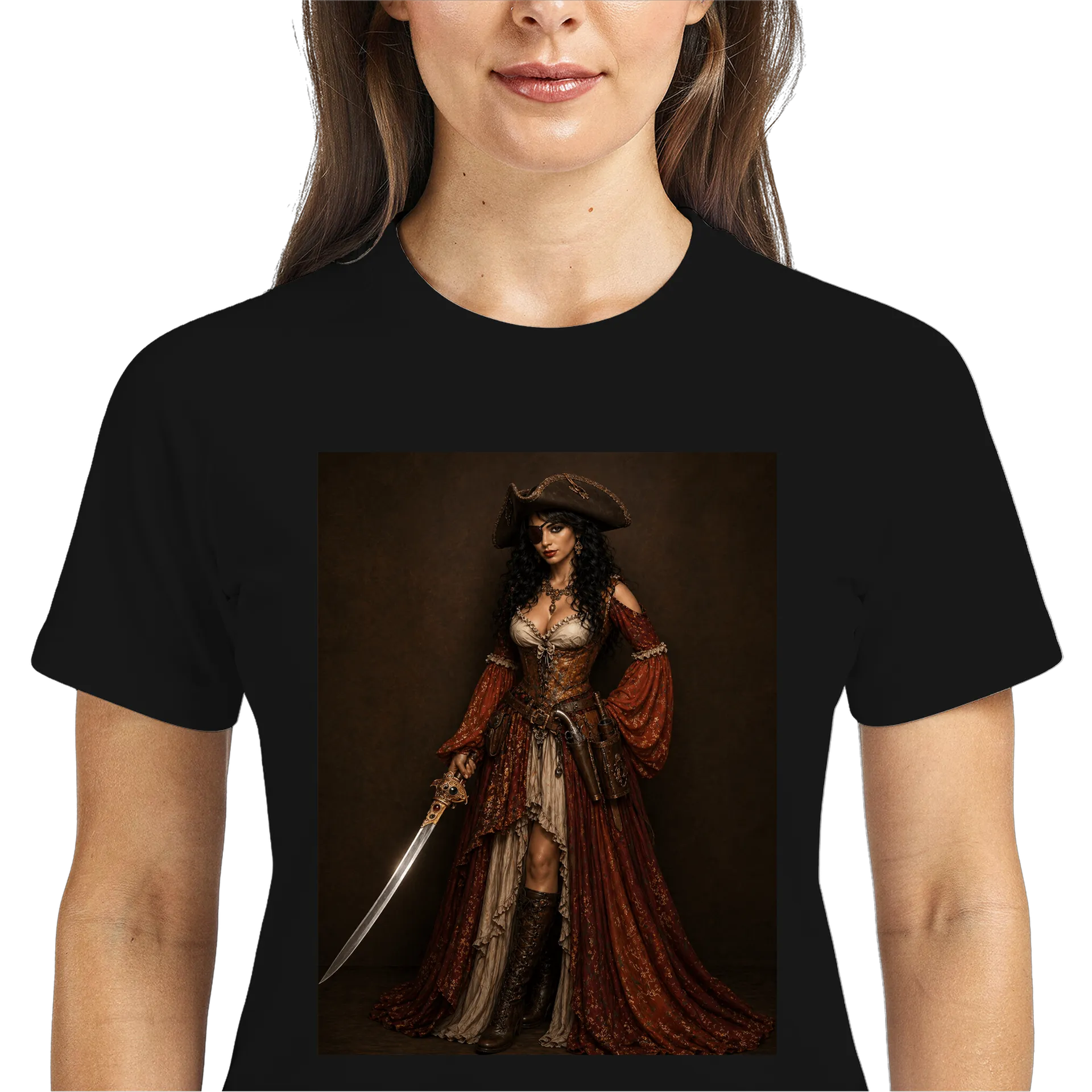 Camiseta Dry Fit Pirata Estampa Personalizada 100% Polyester - Imagem 3