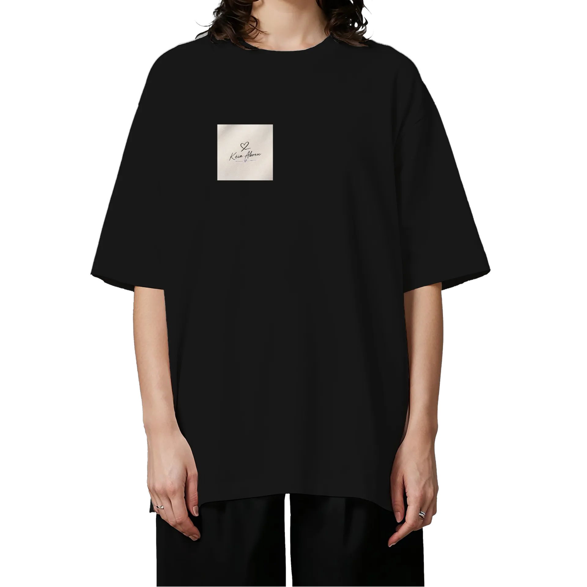 Camiseta Oversized Ambraco em forma de canção 100% Algodão - Imagem 3