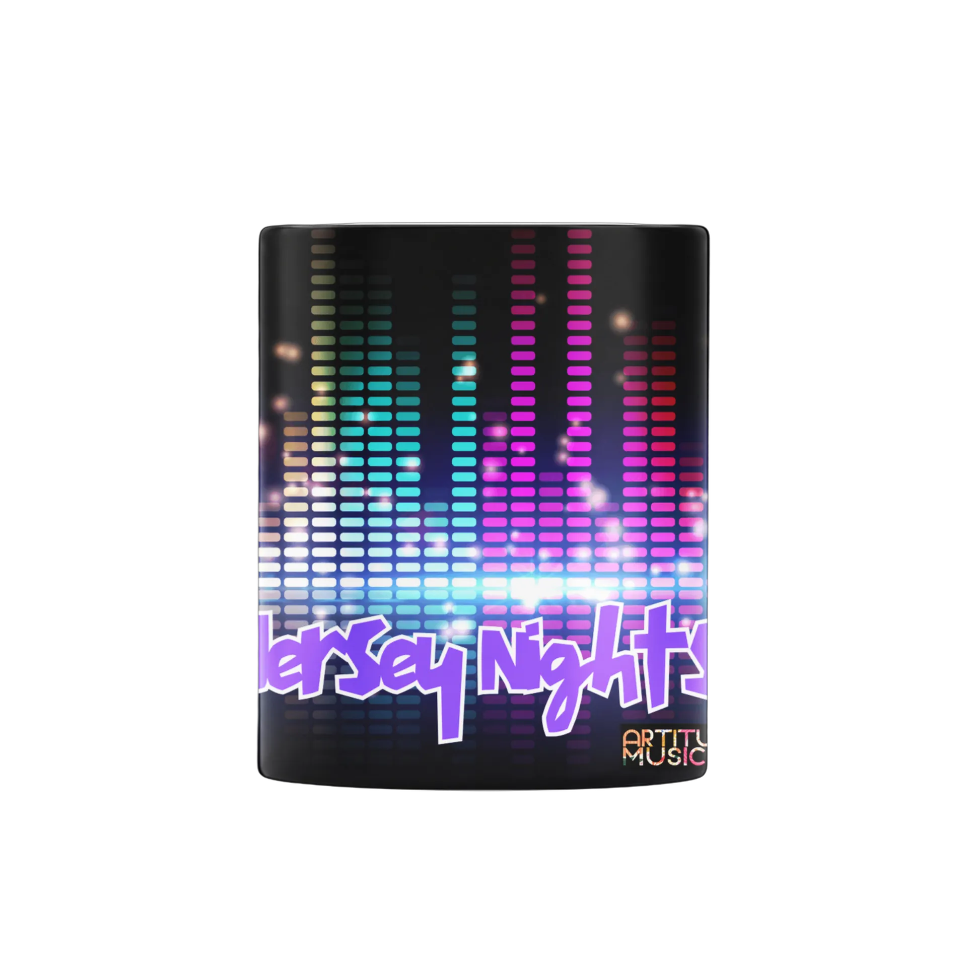 Caneca Estampa Tipográfica Jersey Nights Equalizador 325ml - Imagem 2