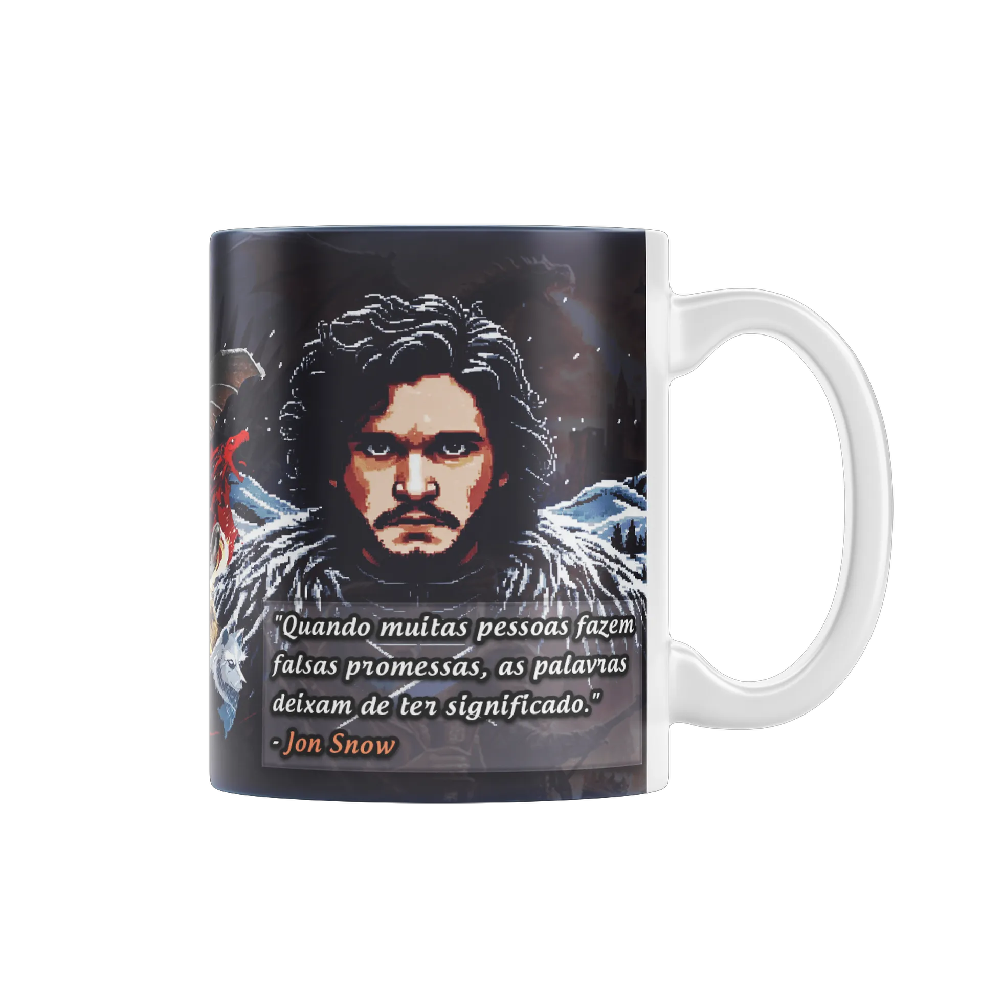Caneca Game Of Thrones - Jon Snow - Imagem 1