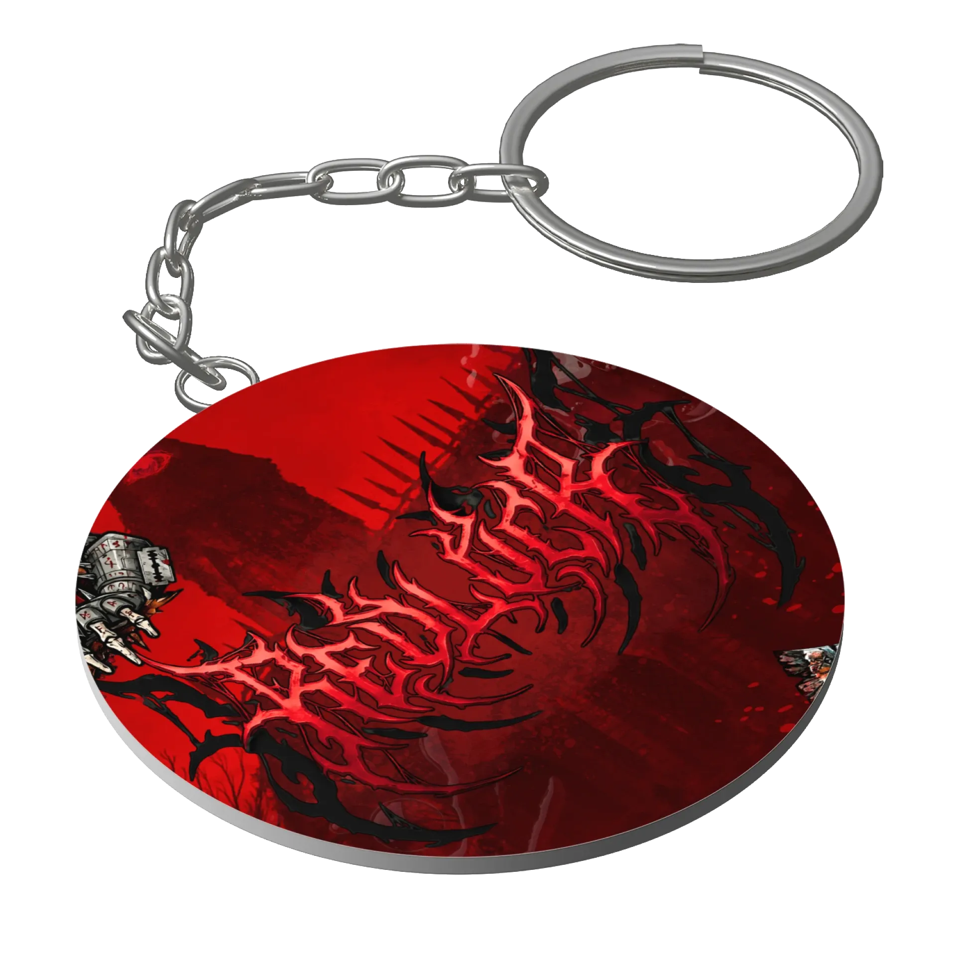 Chaveiro REDLOCK METAL🩸- War Never Seen - Imagem 1