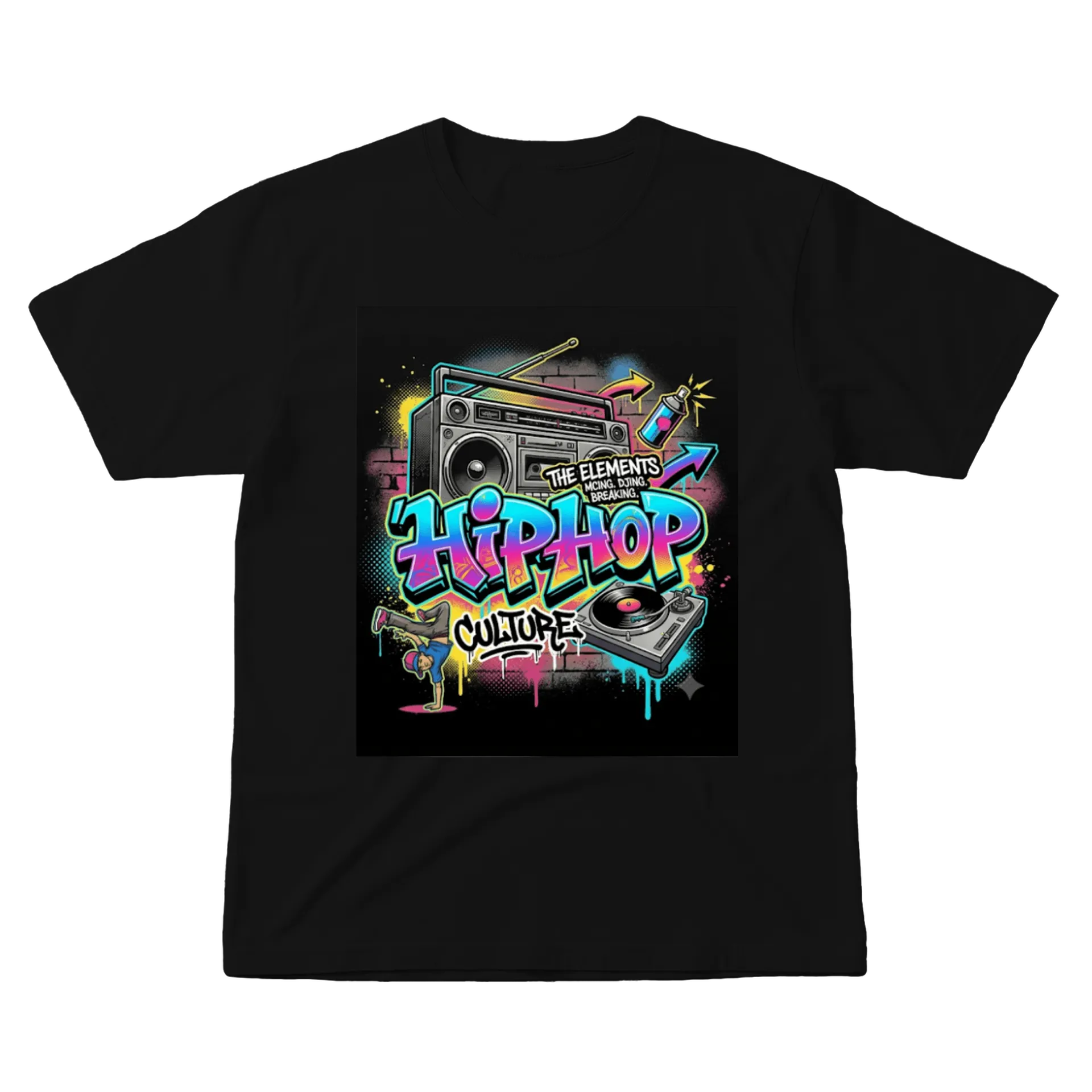 Camiseta hip Hop Arte Cultura  - Imagem 1