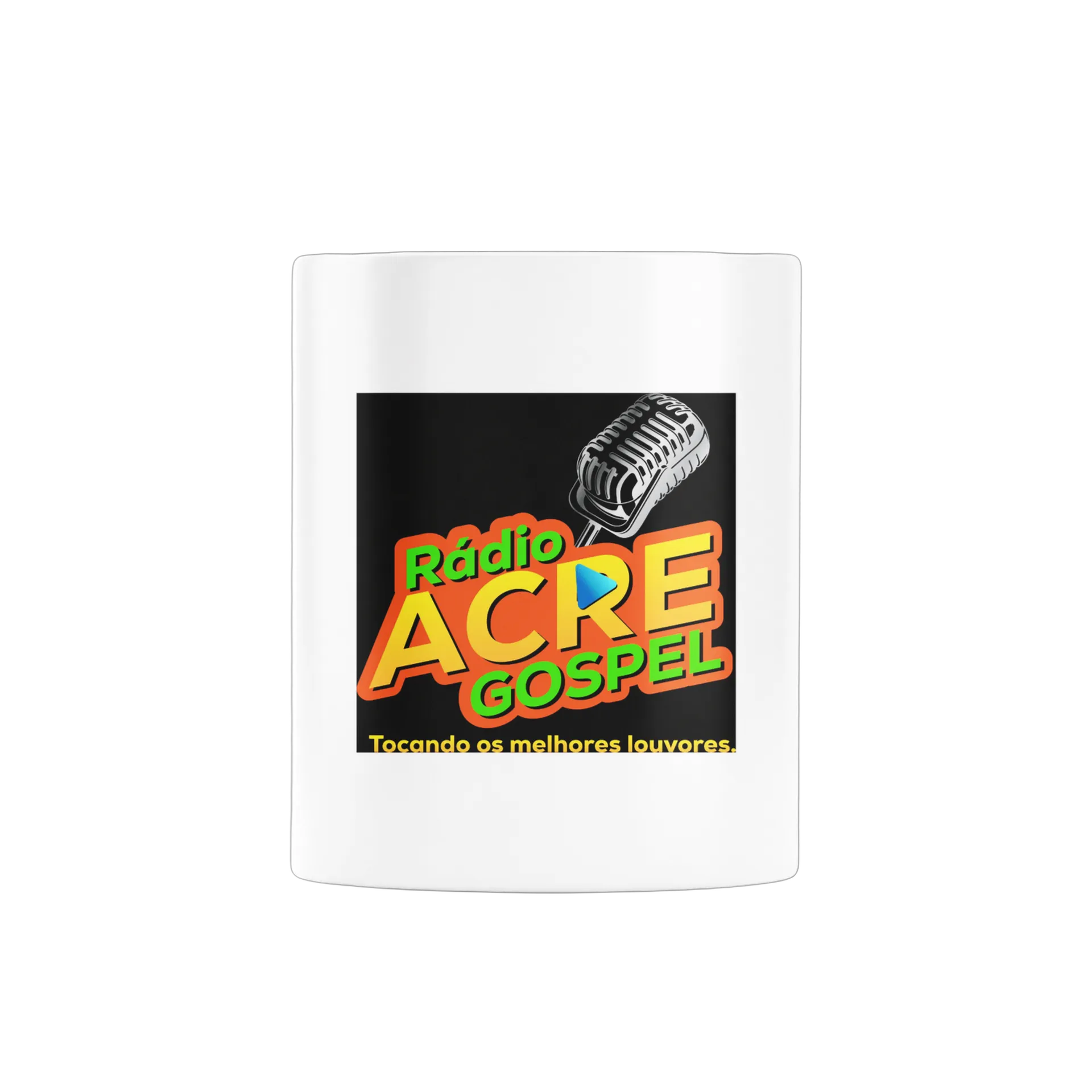 Caneca Estampa Rádio Gospel 325ml. Rádio Acre gospel  de José Raimundo  — imagem 2 de 4