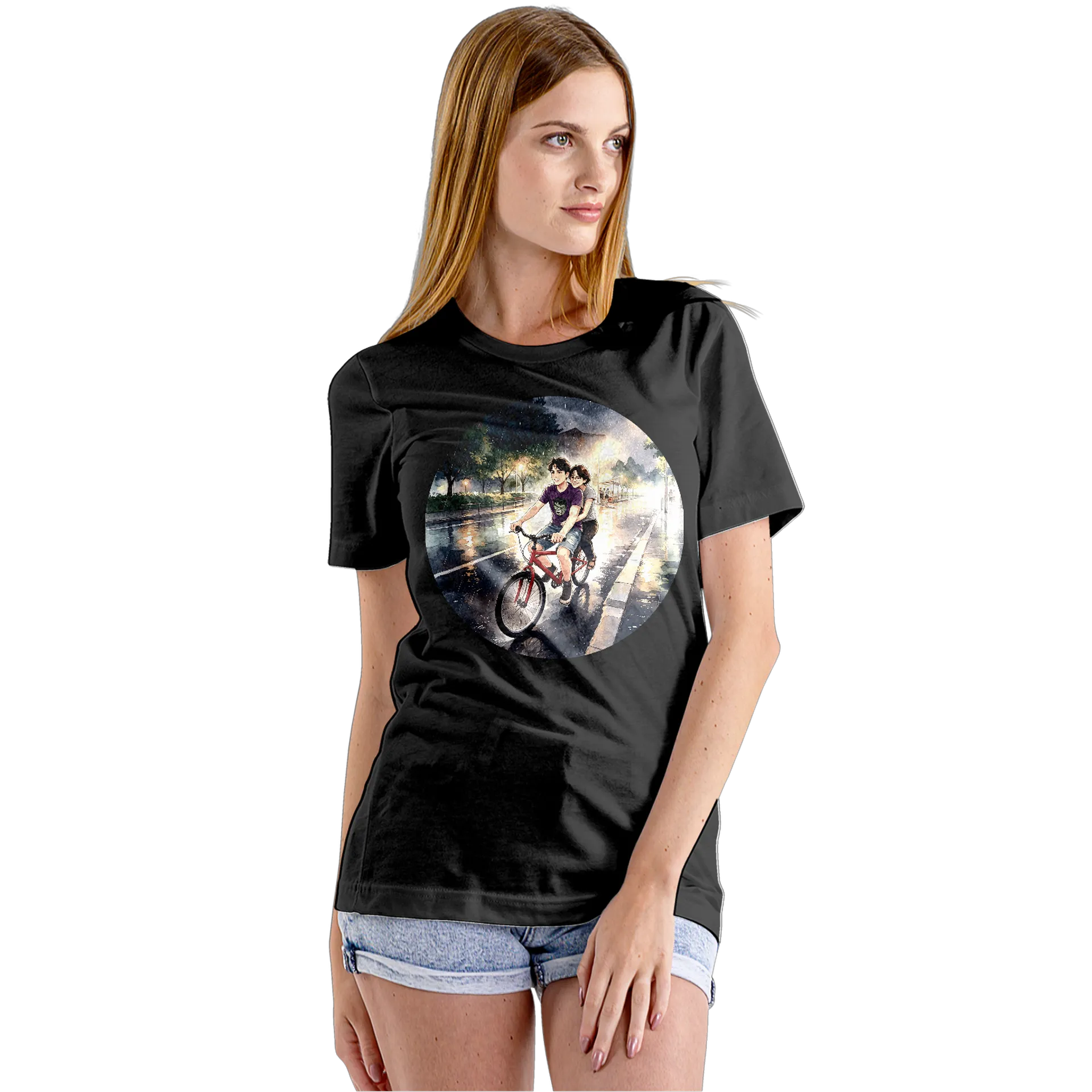 Camiseta Babylook Personalizada Preto 100% Algodão - Imagem 5