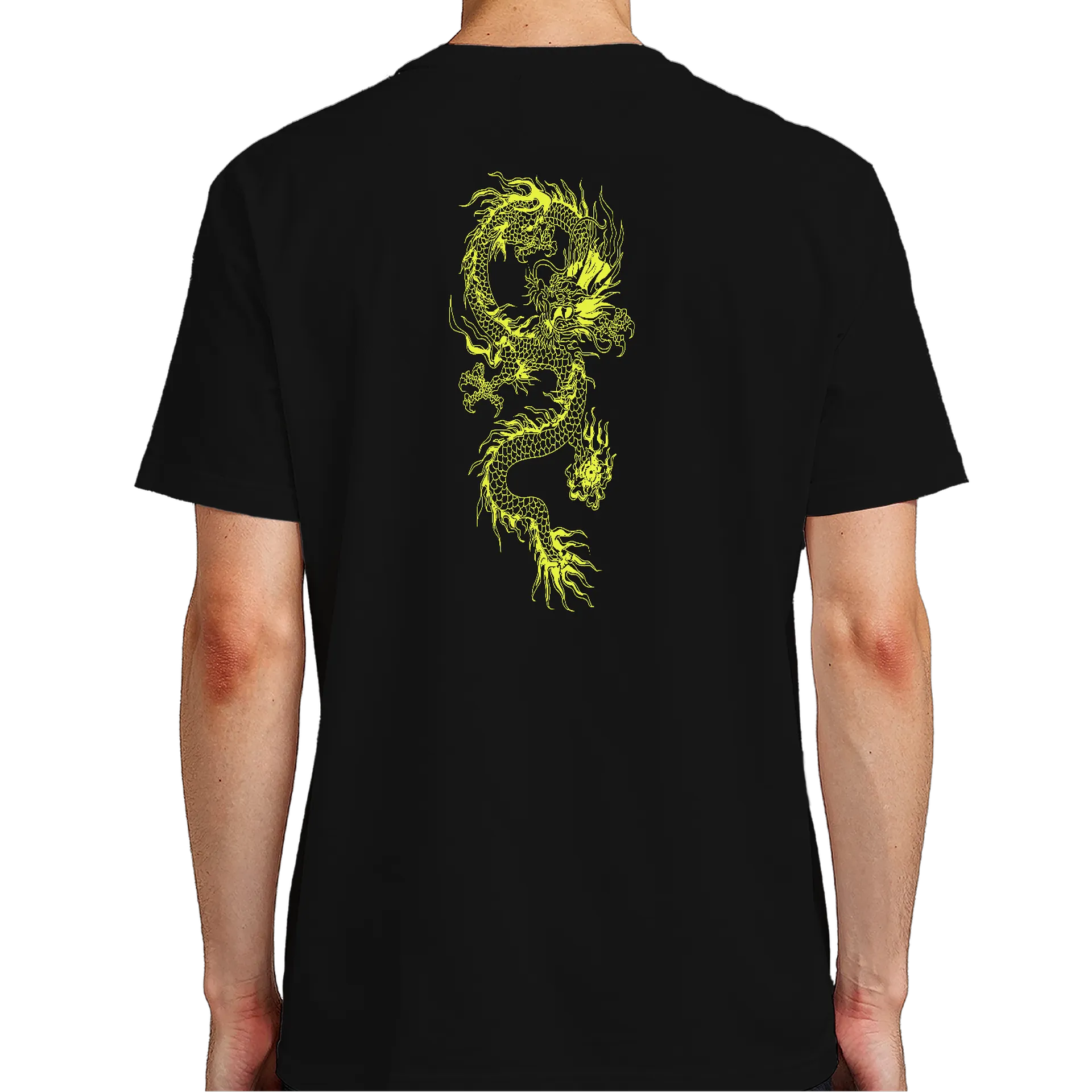 Camiseta Dragão Amarelo 100% Algodão - Imagem 7
