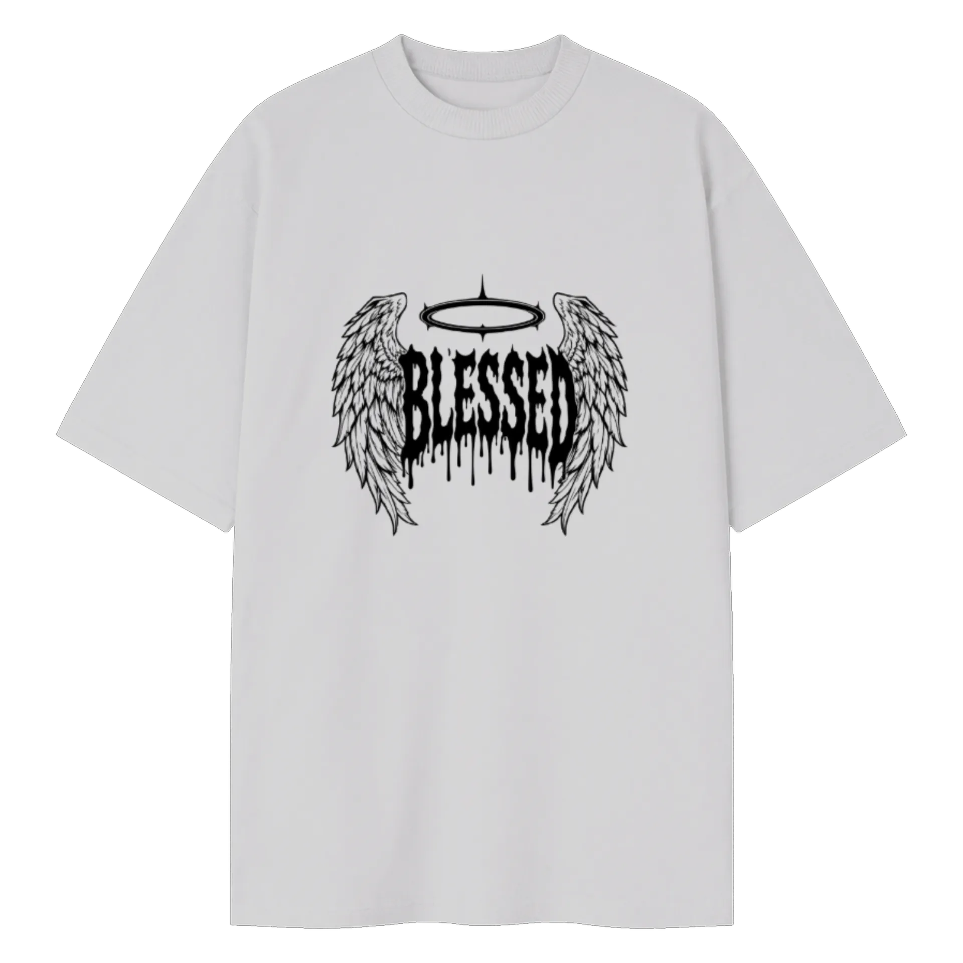 Camiseta Oversized CMB "Blessed" - Other Versions de Crystal Music Brasil — imagem 1 de 6
