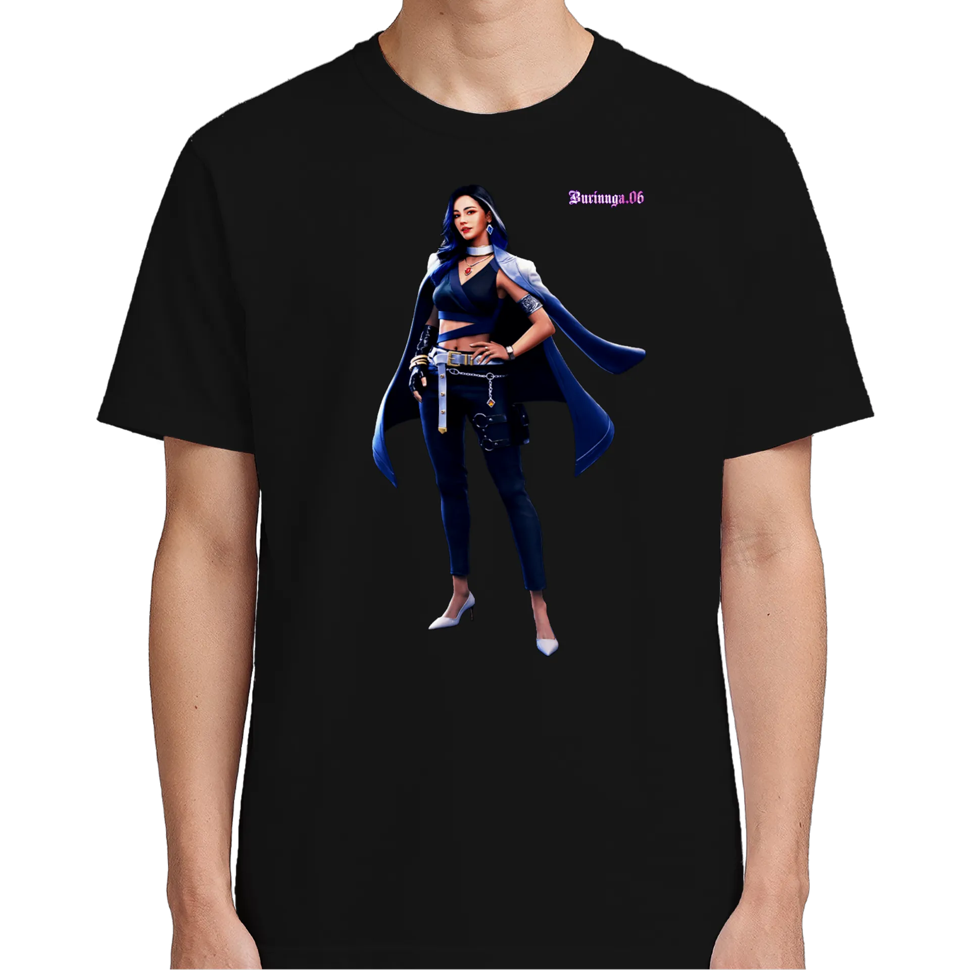 Camiseta personalizada FREE FIRE LUNA - Imagem 5