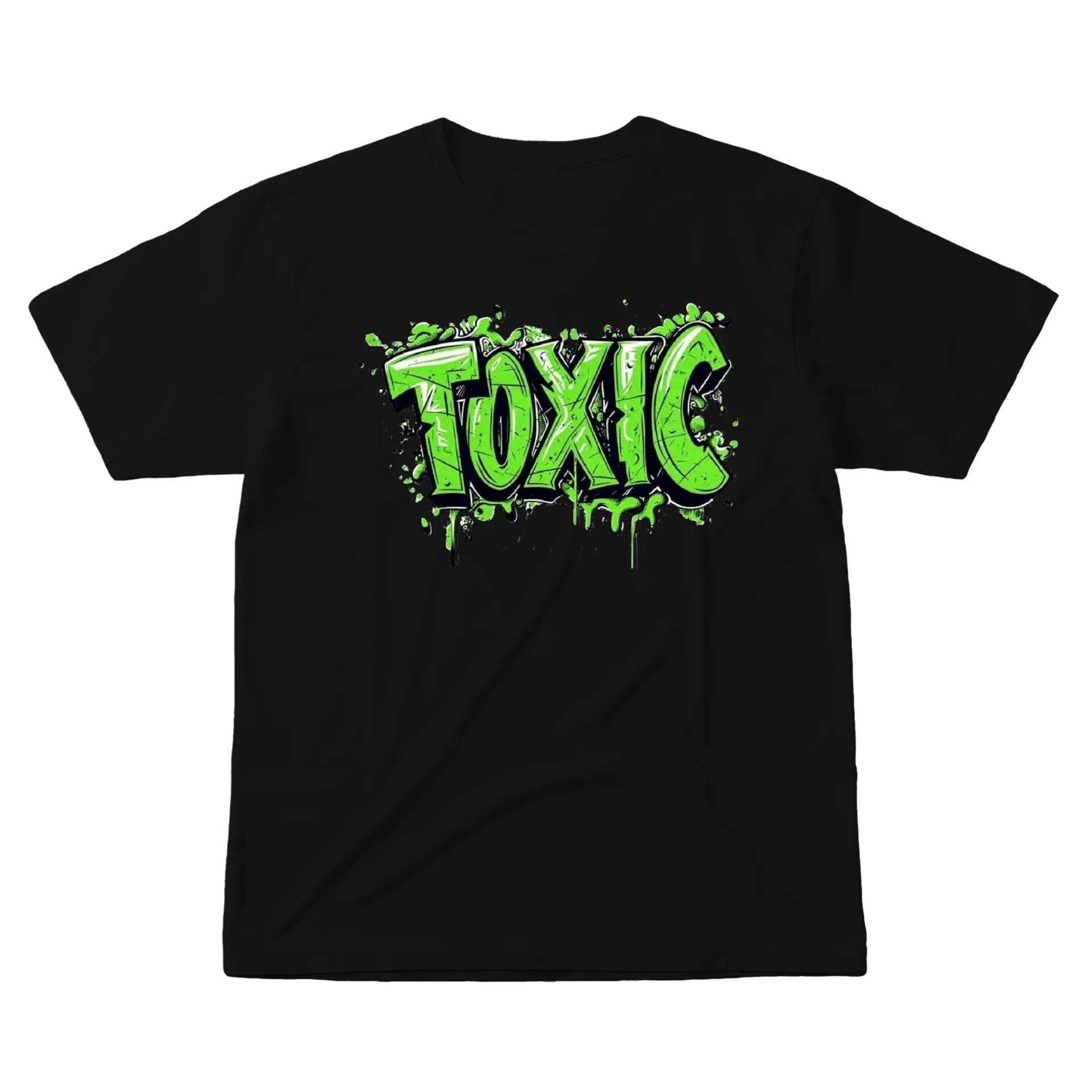 Camiseta Grafite Neon Logo Hack 100% Algodão - Imagem 1