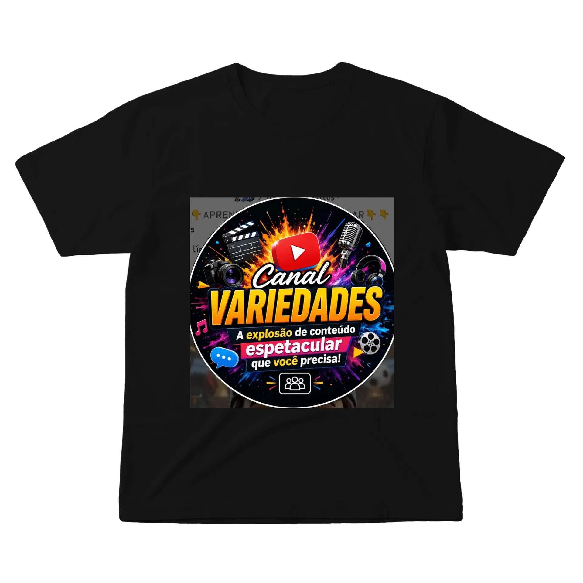 Camiseta personalizada de Canal Variedades  — imagem 1 de 6
