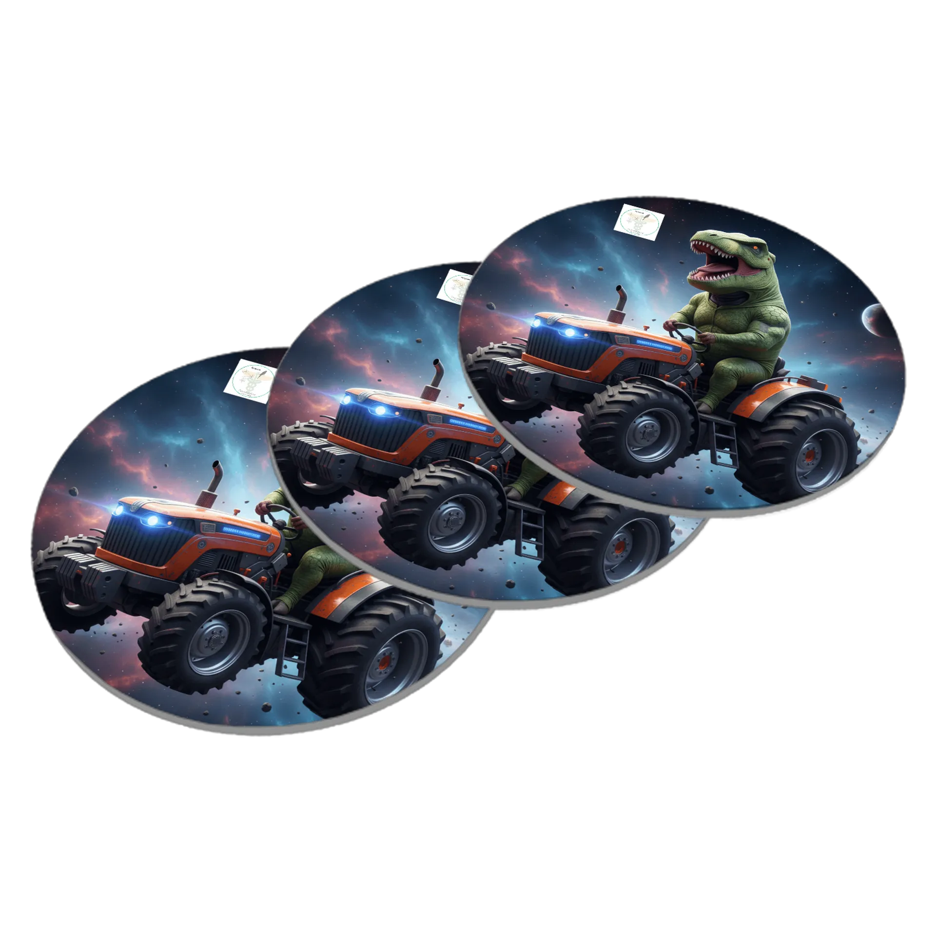 Porta-copos dino tractor - Imagem 3