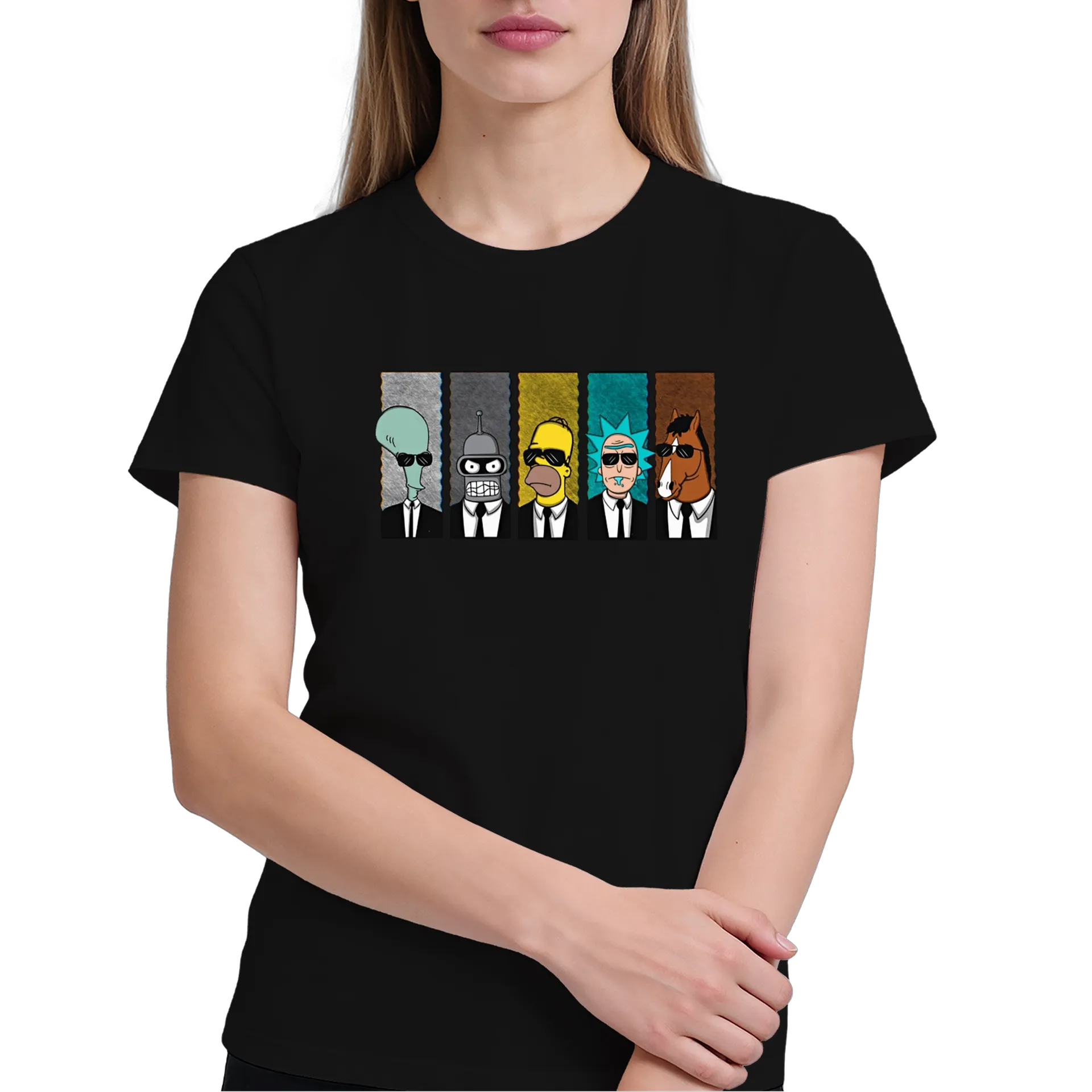 Camiseta Personagens Cartoons 100% Algodão - Imagem 4
