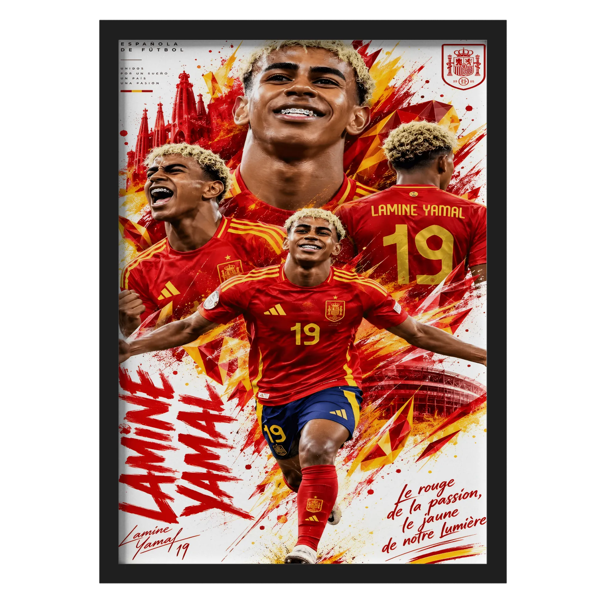 Quadro A3 personalizado Com Vidro - Imagem 1