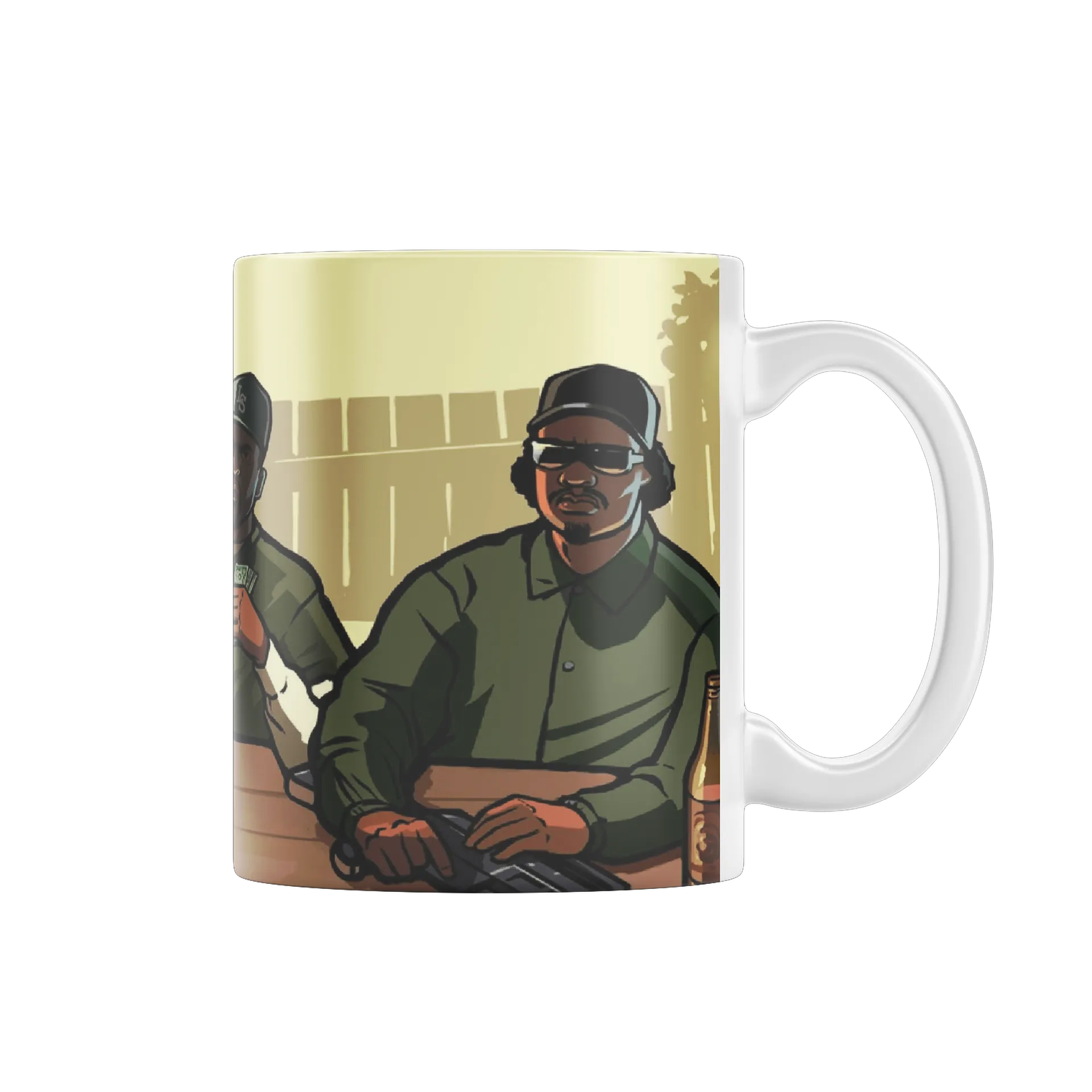 Caneca Porcelana Grand Theft Auto San Andreas 325ml - Imagem 1