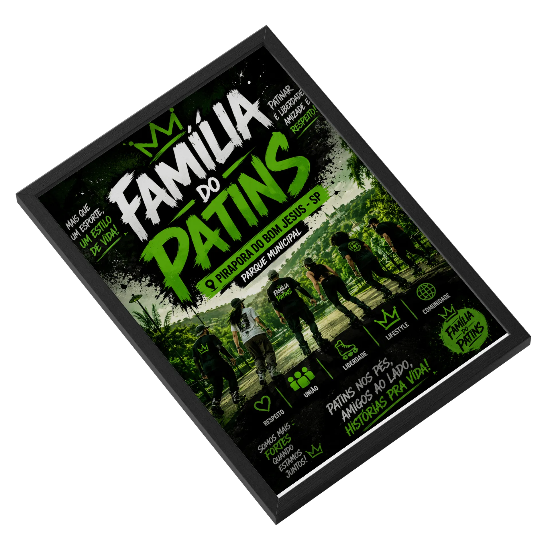 Banner Oficial da Familia do patins de Jota do Patins🛼