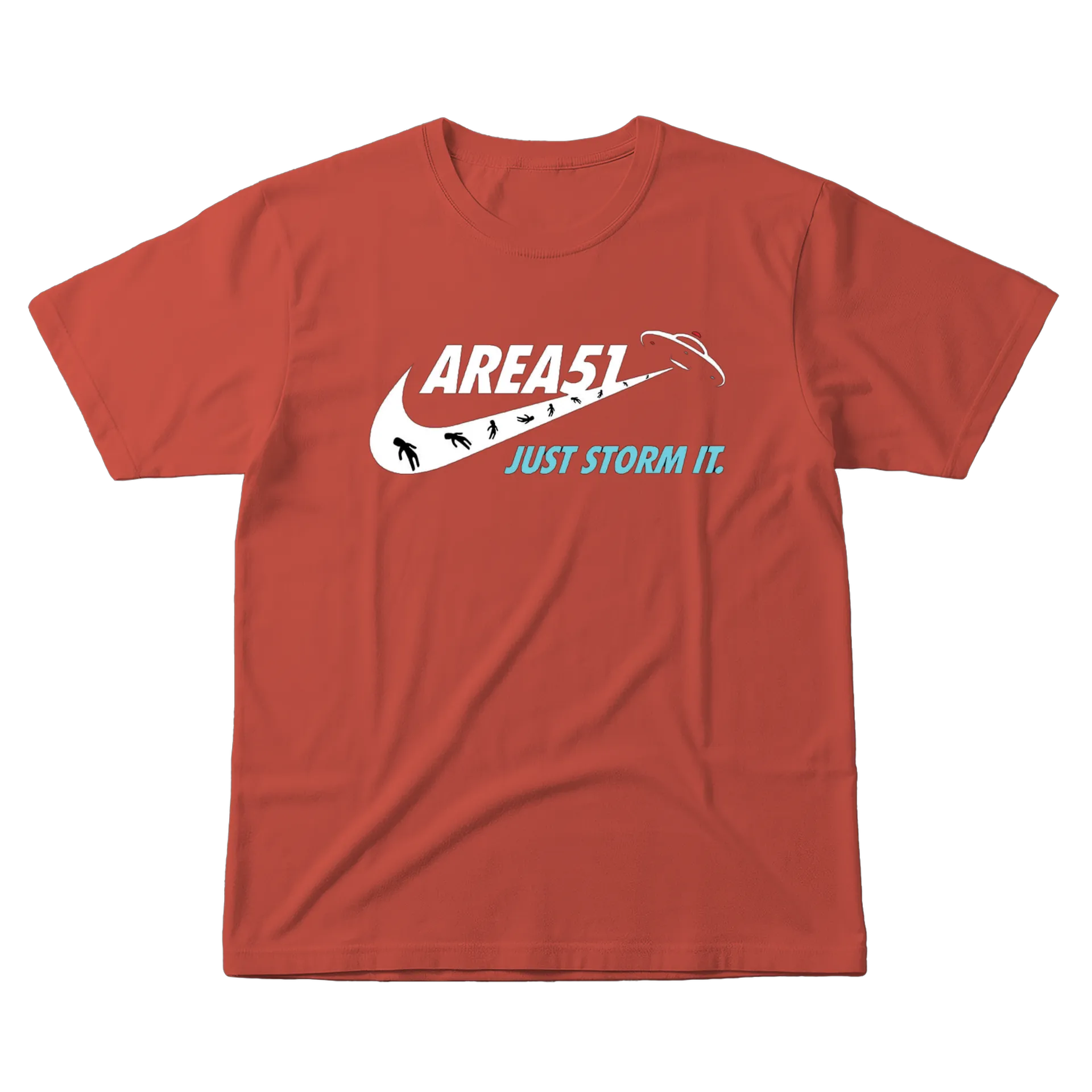 Camiseta Área 51 Just Storm It 100% Algodão - Imagem 1