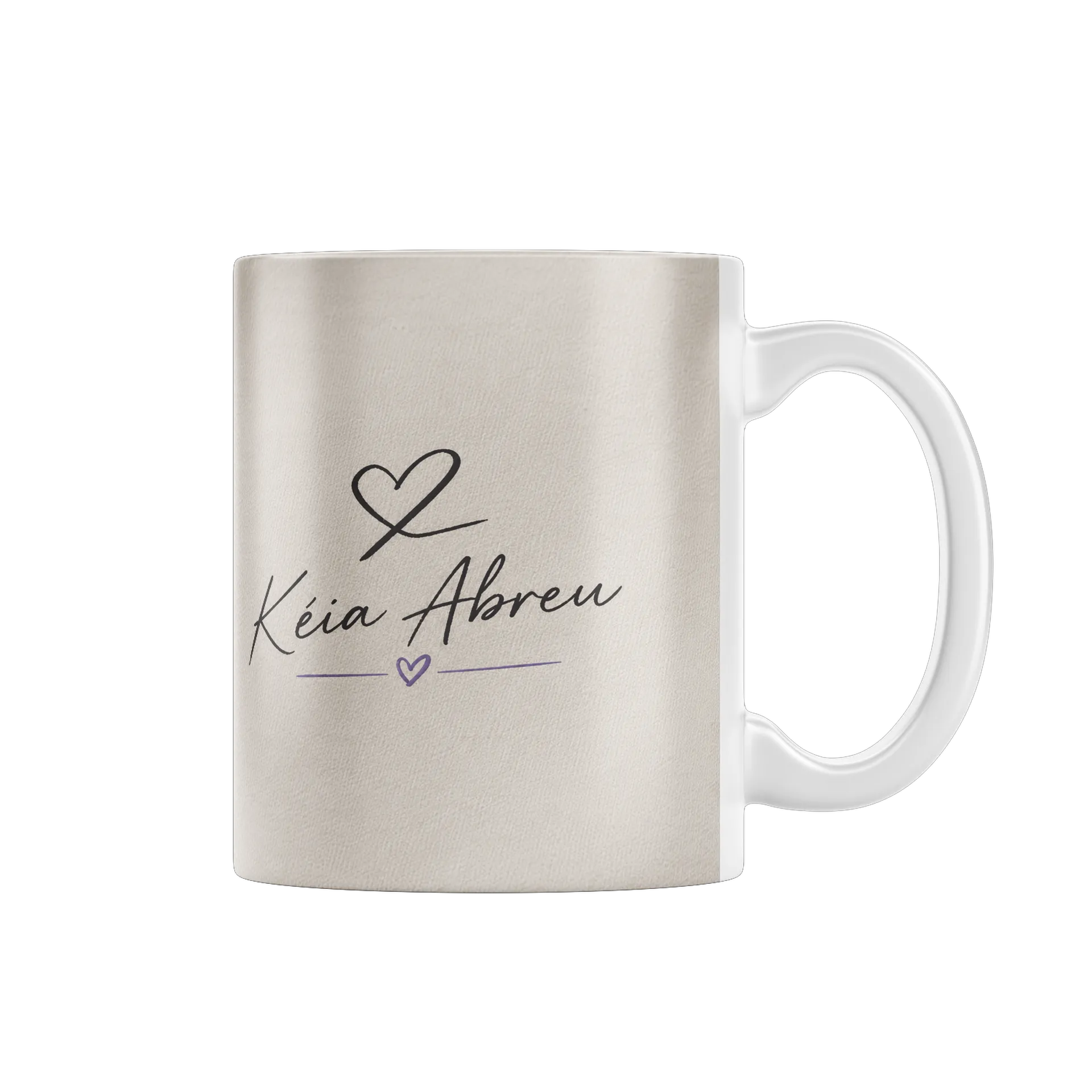 Caneca Personalizada Poética Keia Abreu 325ml de Kéia Abreu  — imagem 1 de 4