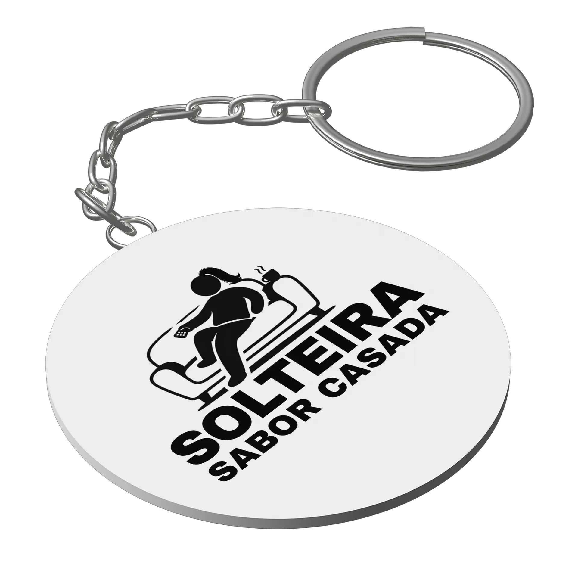 Chaveiro Solteira Sabor Casada - Imagem 1