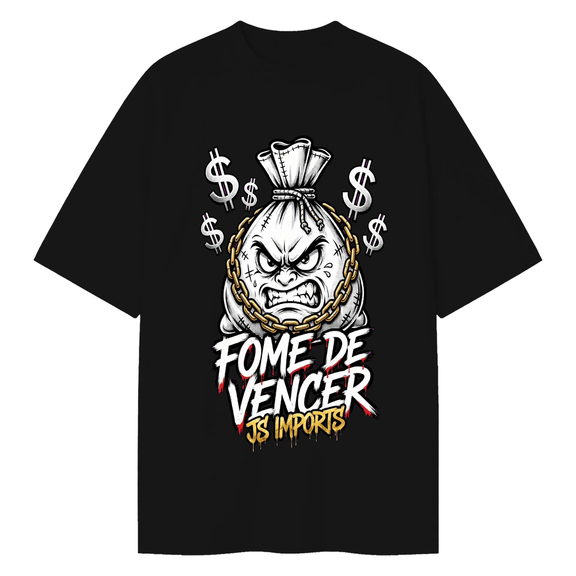 Camiseta Oversized de JS  — imagem 1 de 6