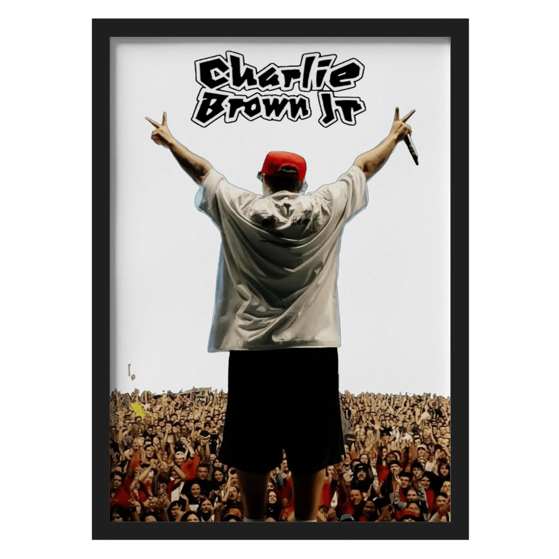 Quadro Charlie Brown Jr A3 com Vidro de MadsonStore — imagem 1 de 3
