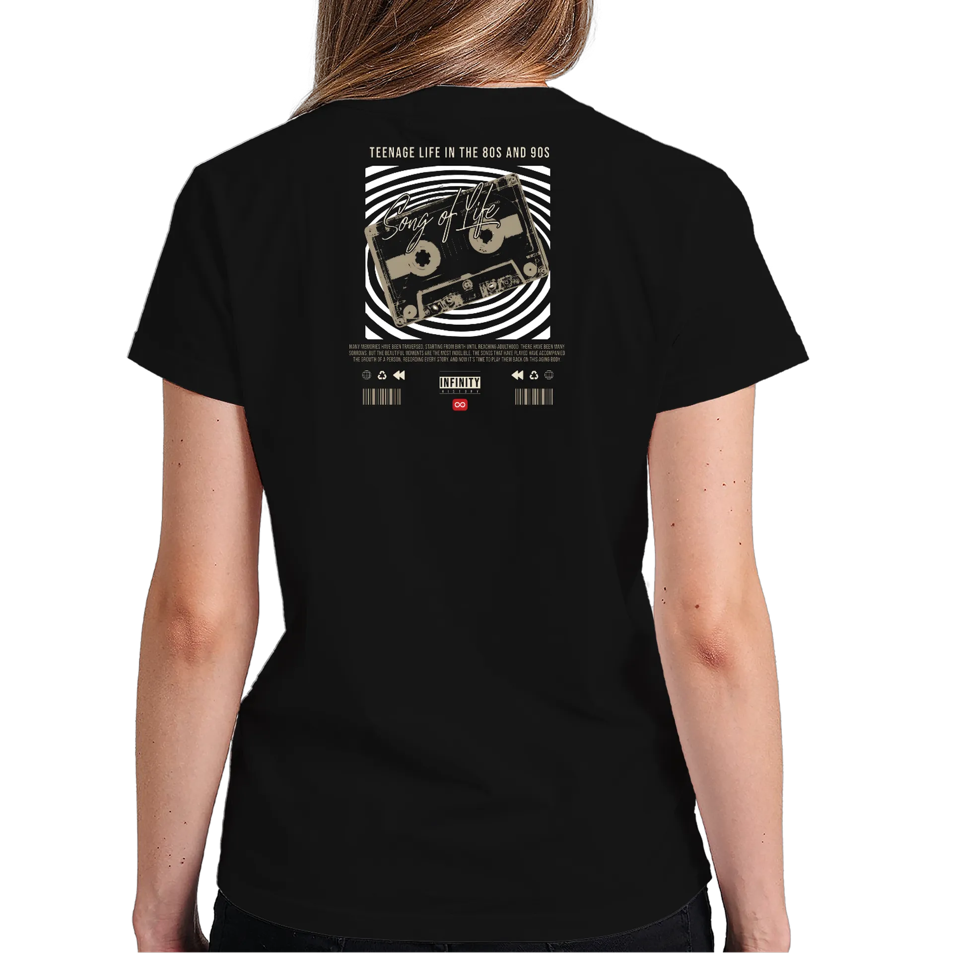 Camiseta Fita Cassete Anos 80 e 90  de Infinity History — imagem 5 de 6