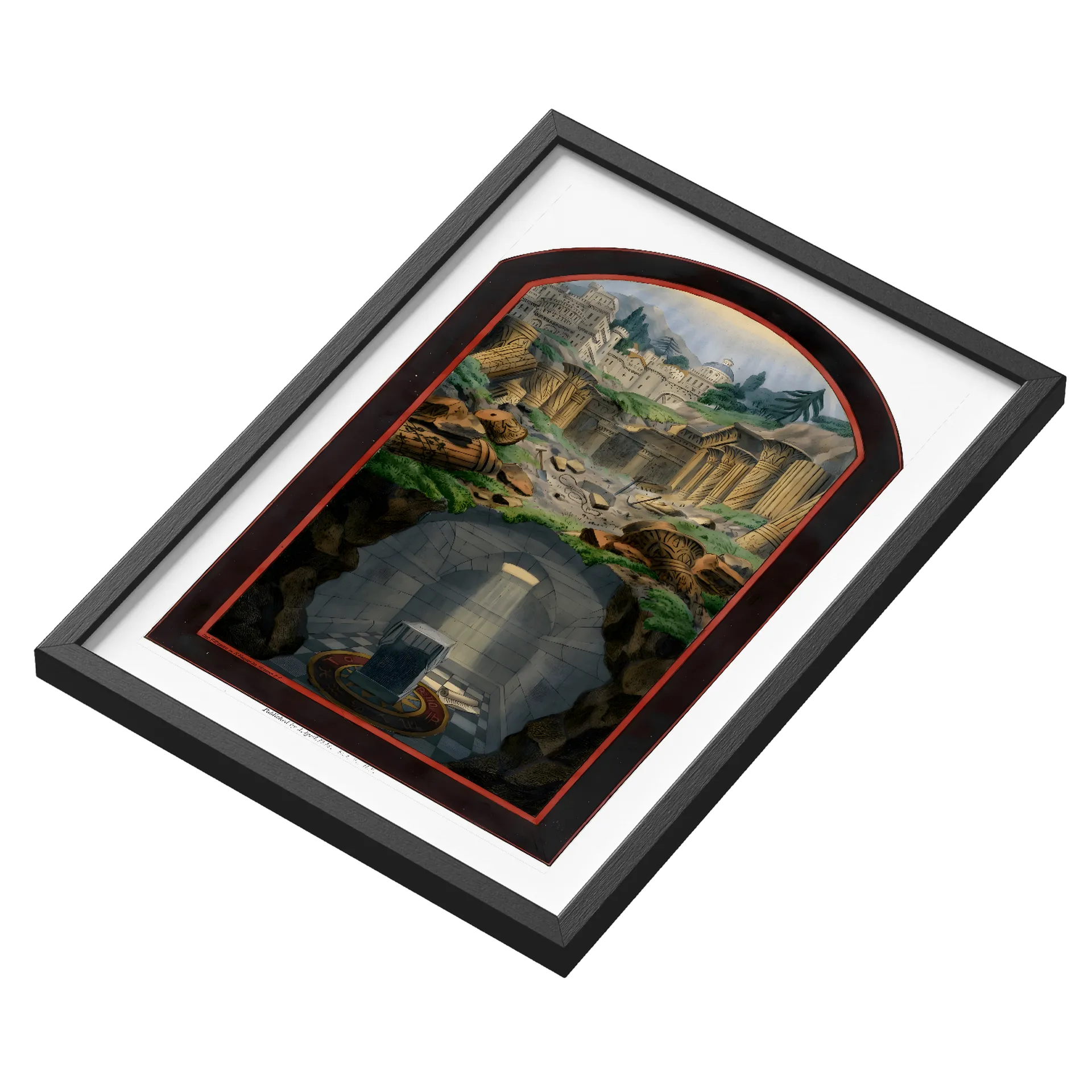 Painel Arco Real de Harrys 1 - Tamanho A3 Com Vidro de Cultura Maçônica — imagem 3 de 3