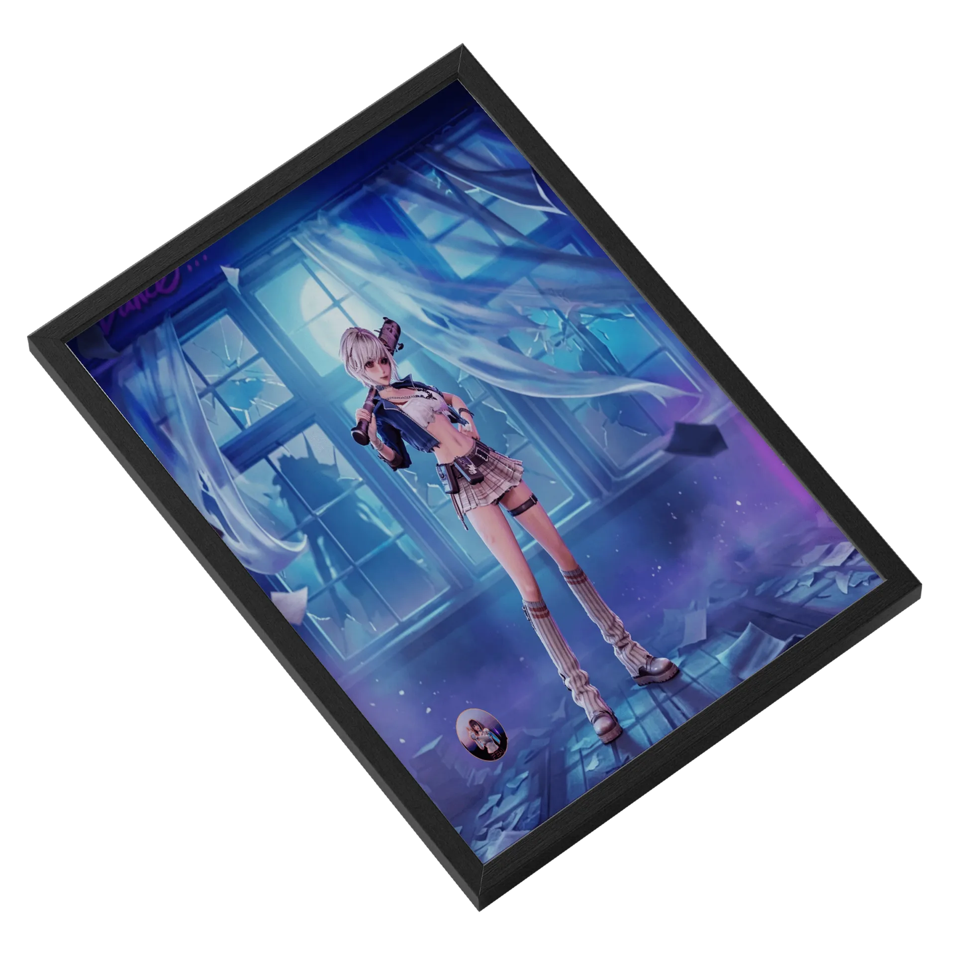 Quadro Personalizado A3 MDF e Vidro - Imagem 2