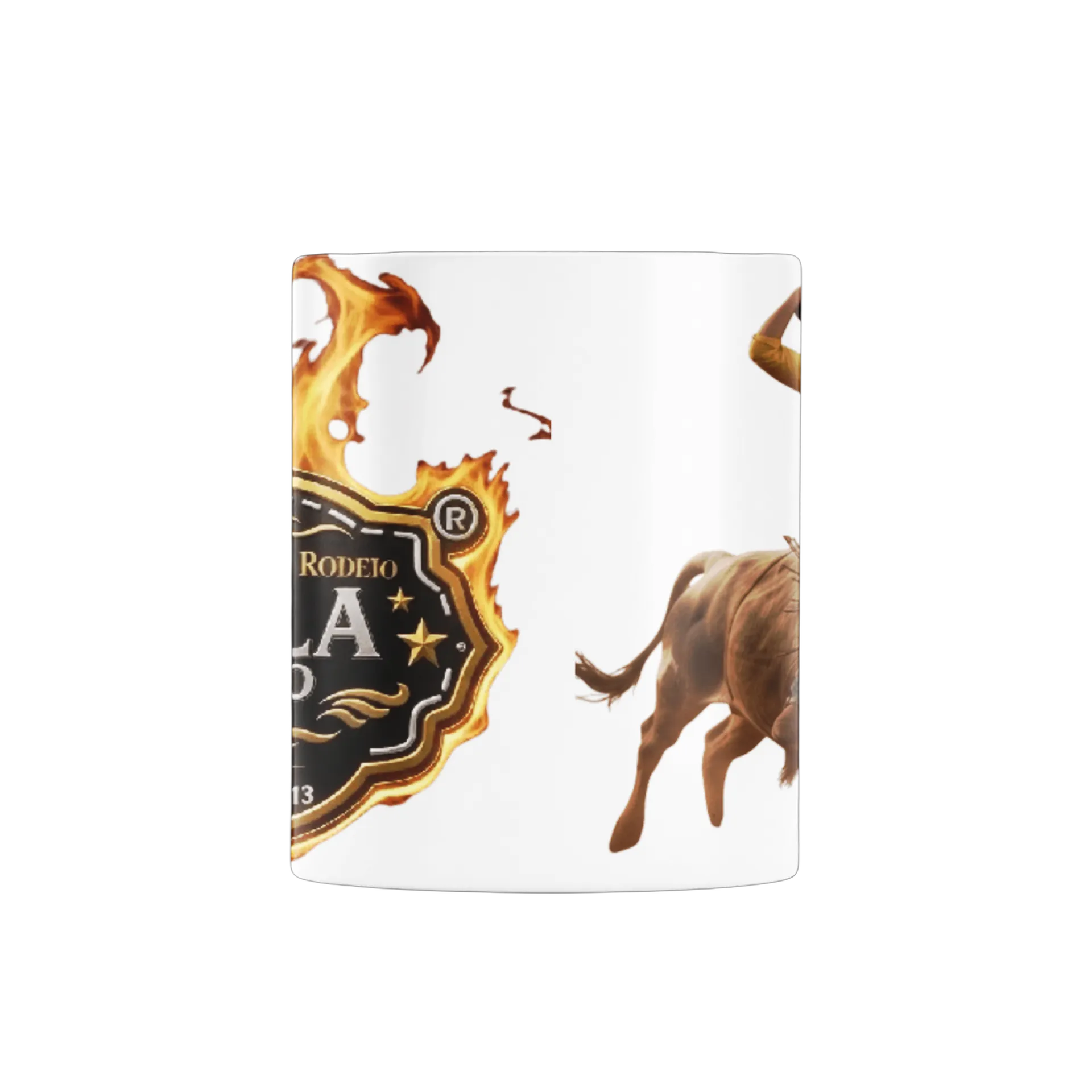 Caneca Porcelana Fantasia Cowboys 325ml - Fivela de Ouro - Imagem 3