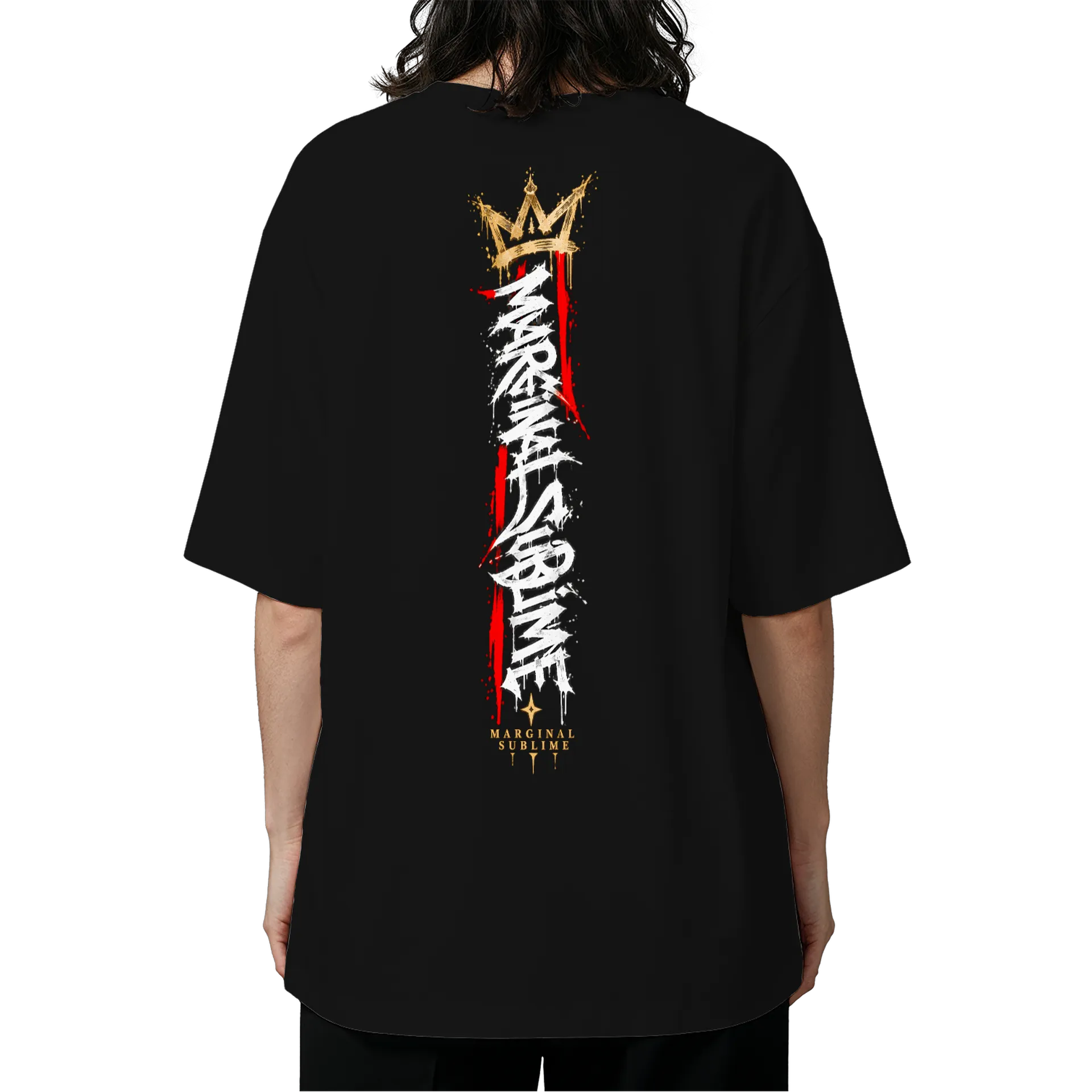 Camiseta Oversized Logo Marginal Sublime Estilo Graffiti - Imagem 5
