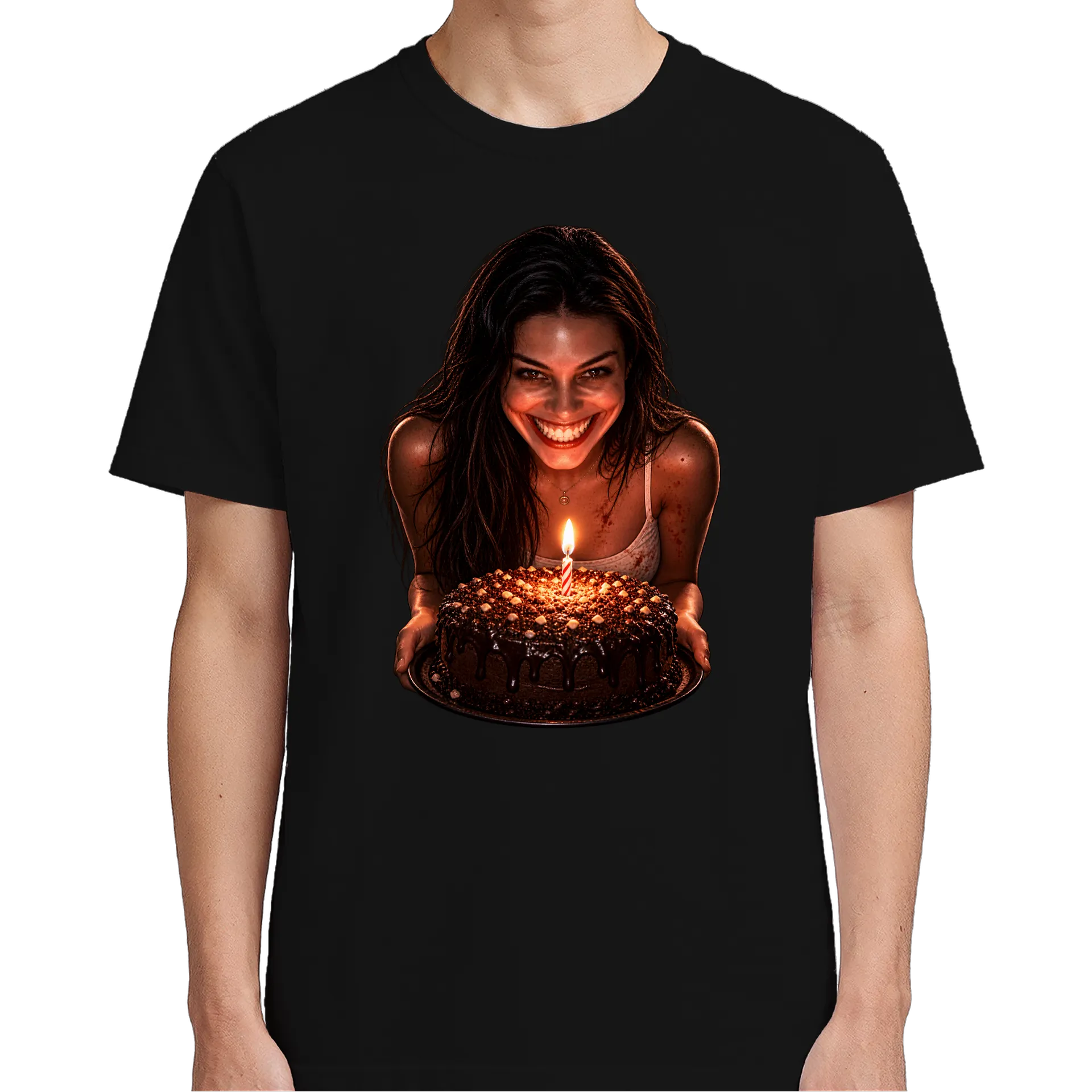 Camiseta da Possuída do Aniversário 100% Algodão - Imagem 4