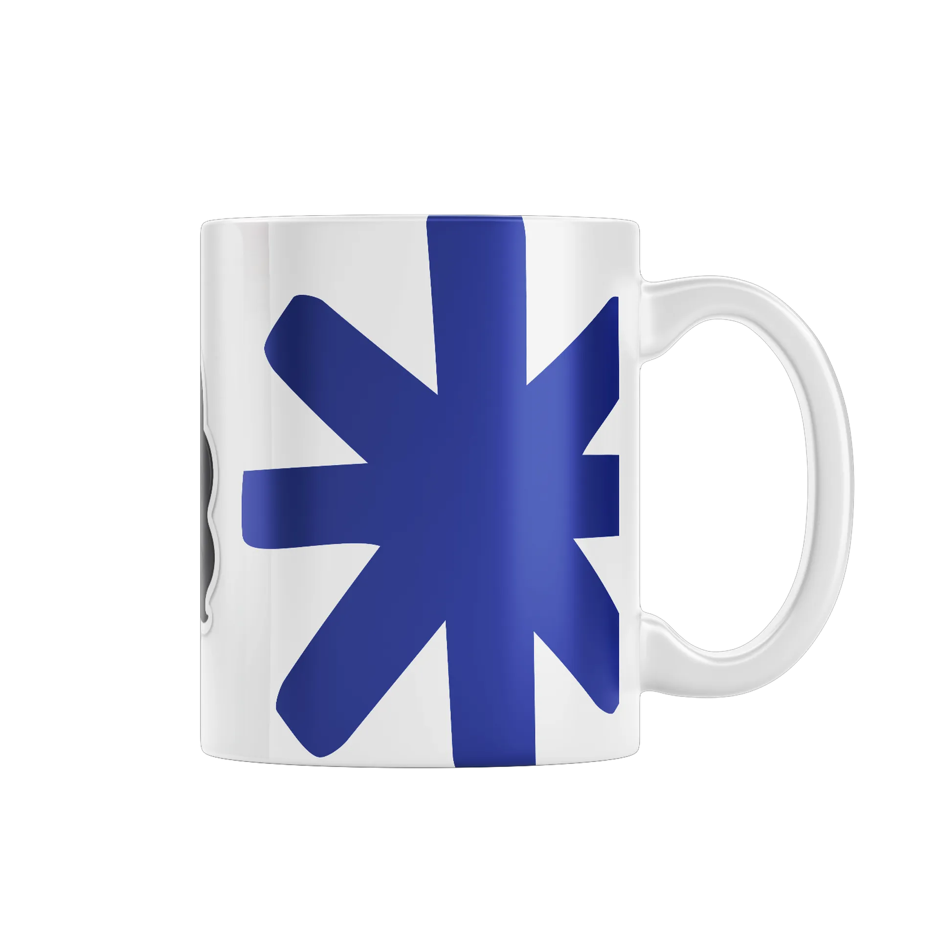 Caneca Porcelana Personagem Feminina Cartoon Cabelo Preto - Imagem 2