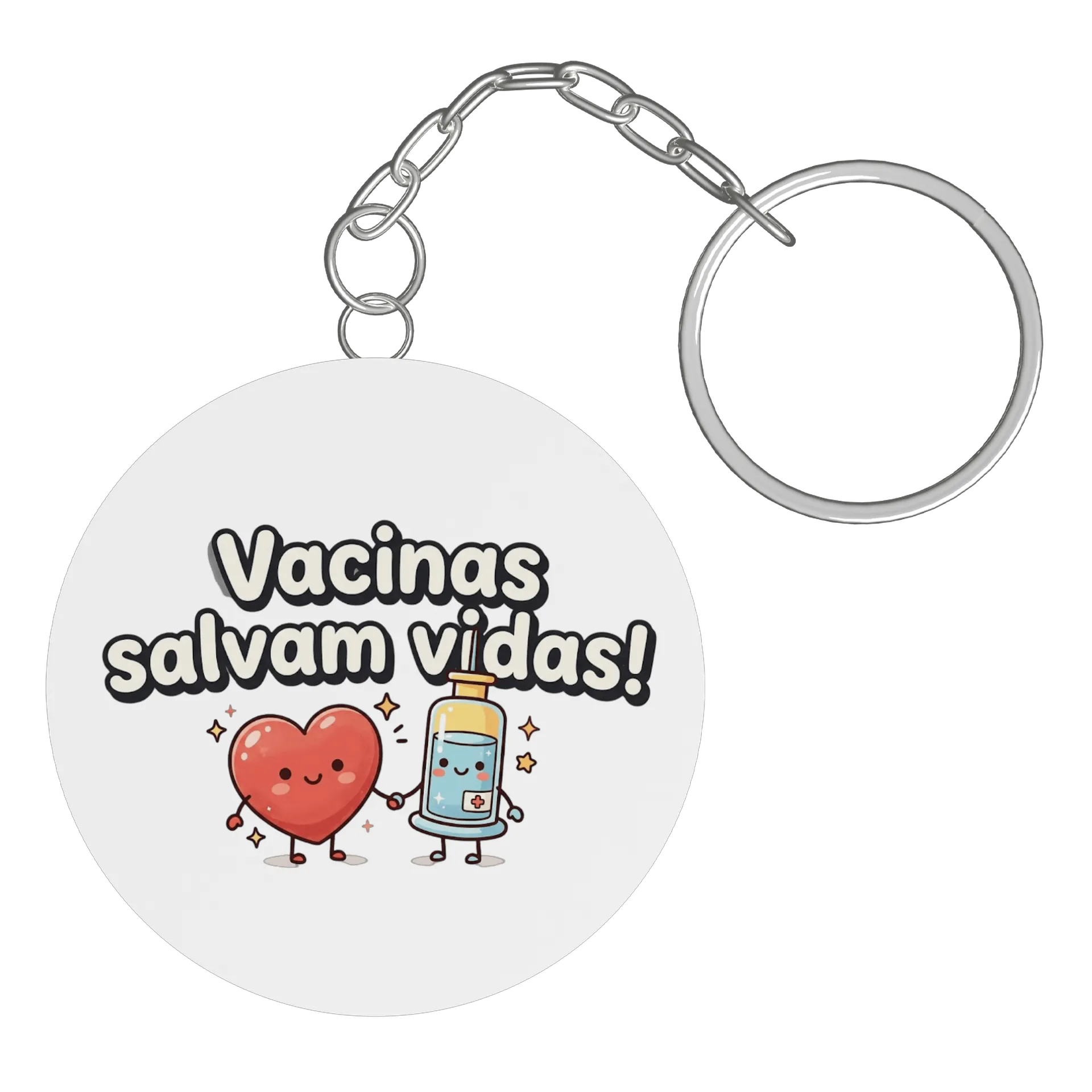Chaveiro personalizado vacina - Imagem 3