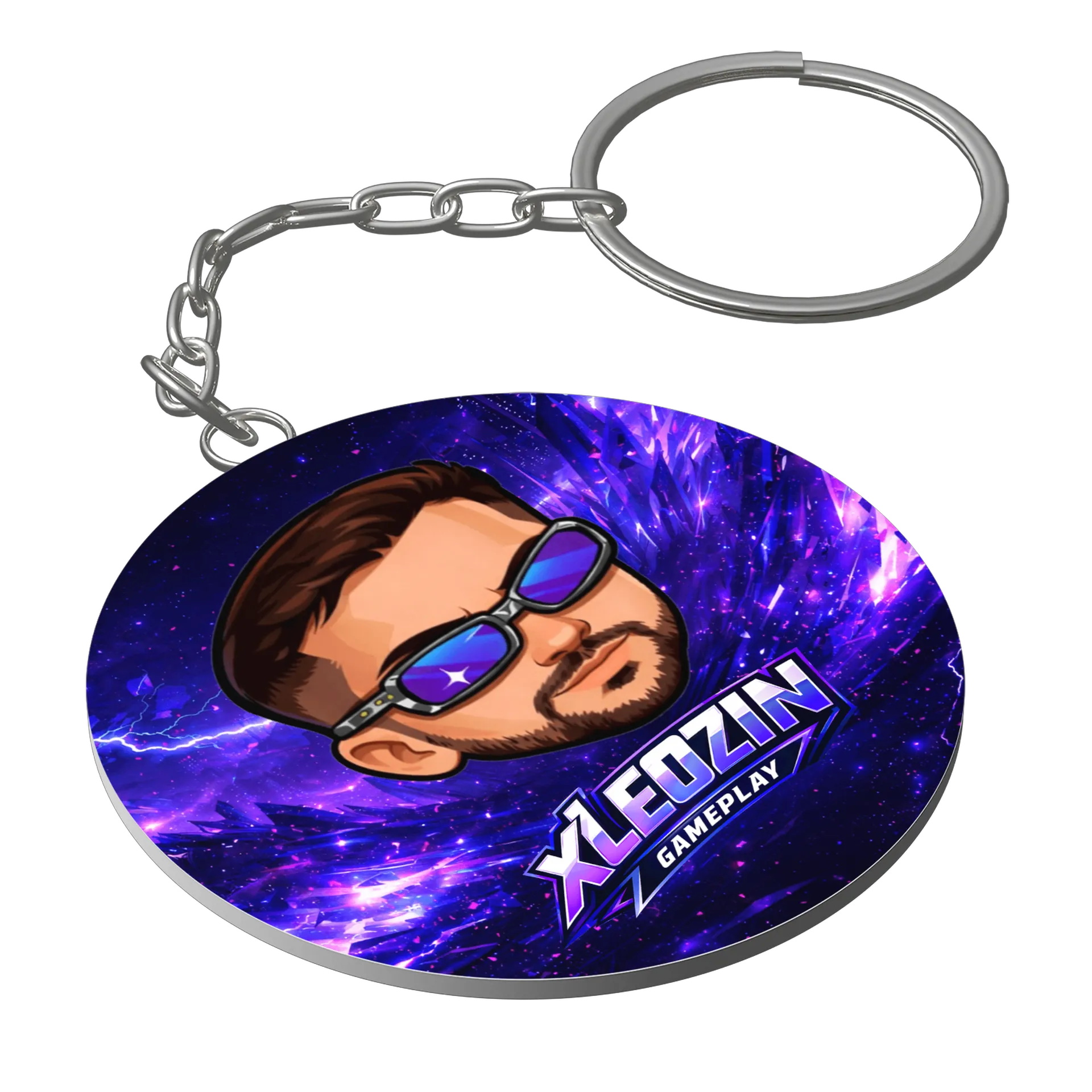 Chaveiro personalizado de xleozingameplay