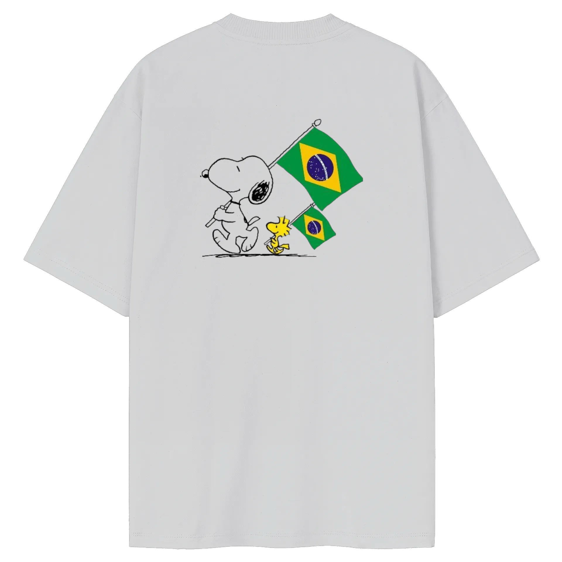Camiseta Oversized Snoopy Bandeira Brasil - Imagem 2