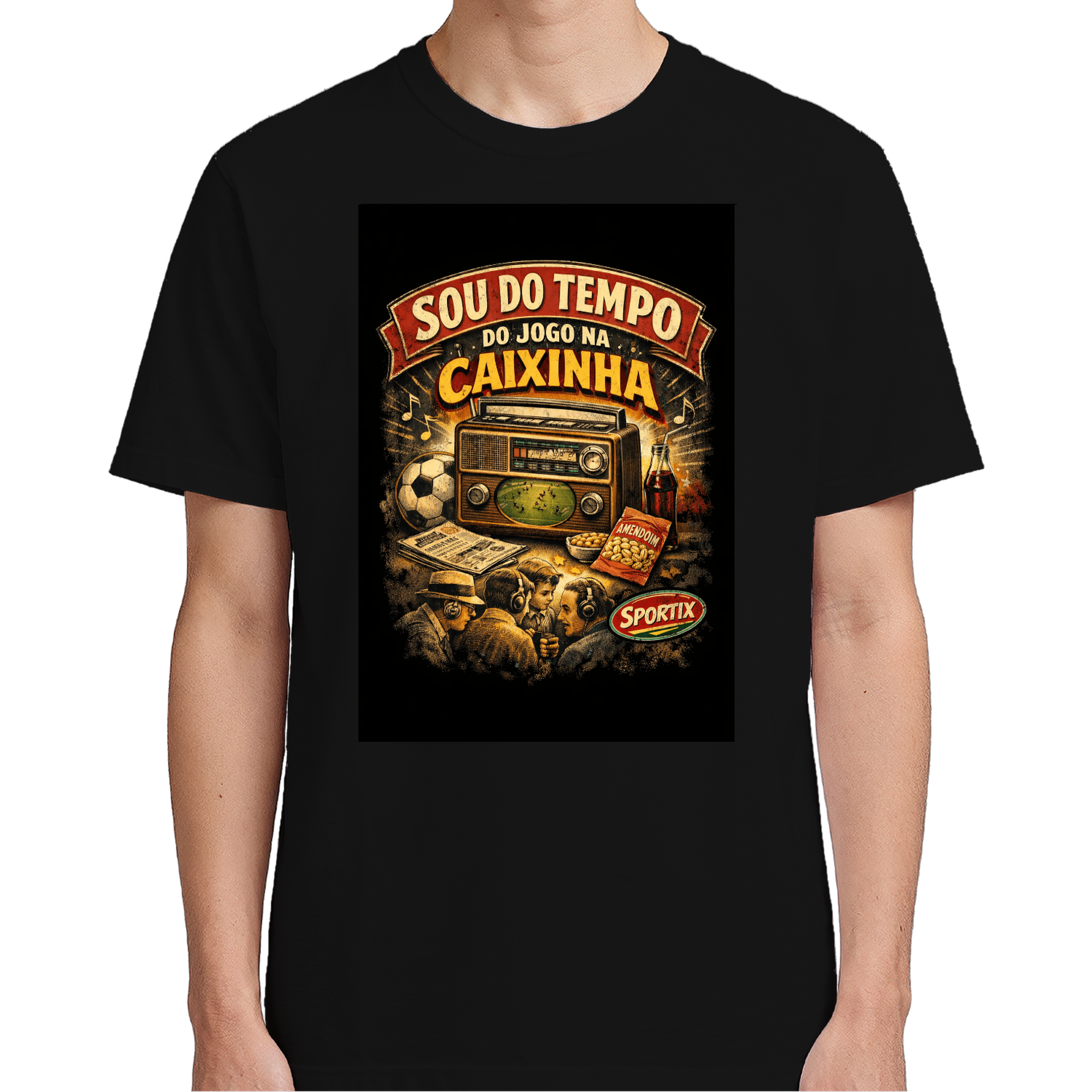 Camiseta Nostalgia do Rádio – “Sou do Tempo do Jogo na Caixi - Imagem 5