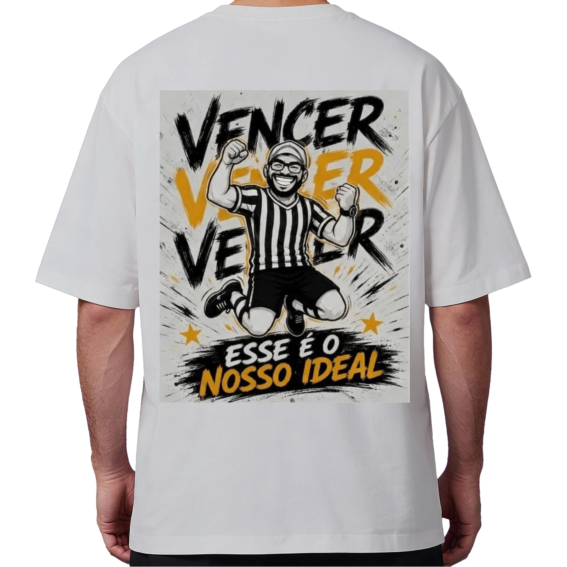 Camiseta Oversized V3 Branca de M13 STORE — imagem 6 de 6