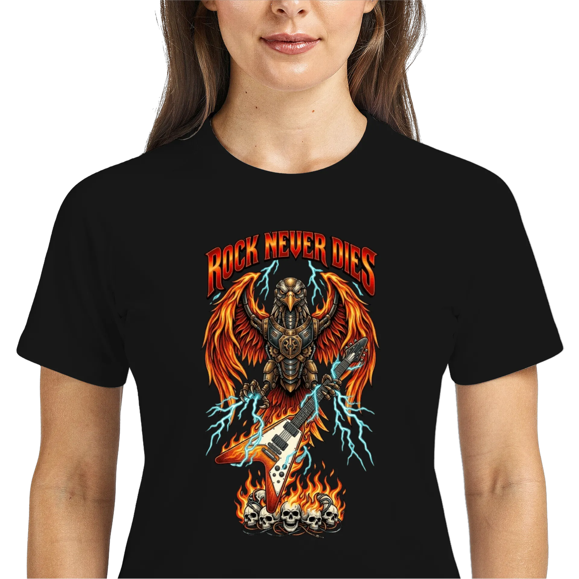 Camiseta ROCK NEVER DIES 5 - Imagem 3