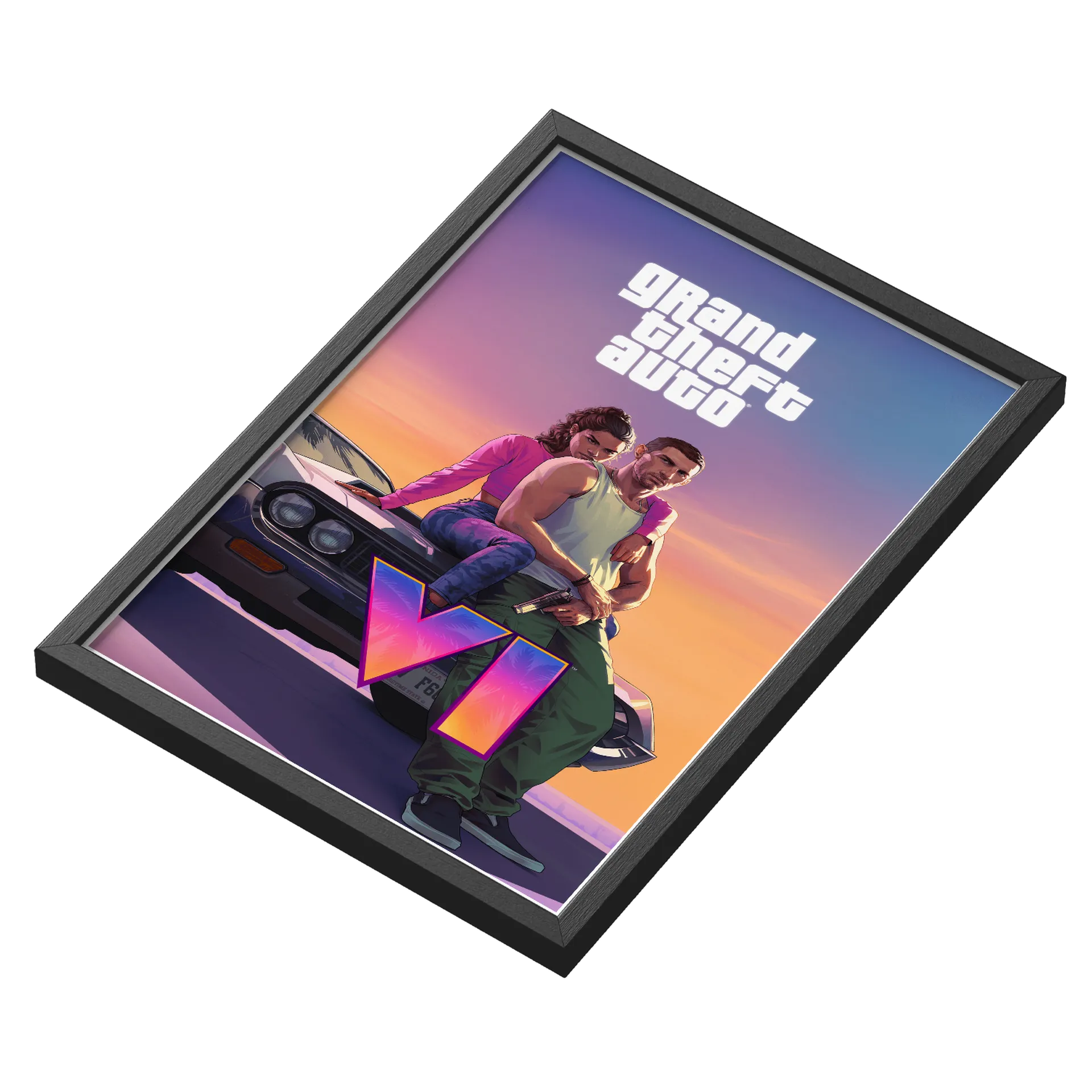 Quadro A3 personalizado GTA-VI de Marcos Caroço Geek — imagem 3 de 3